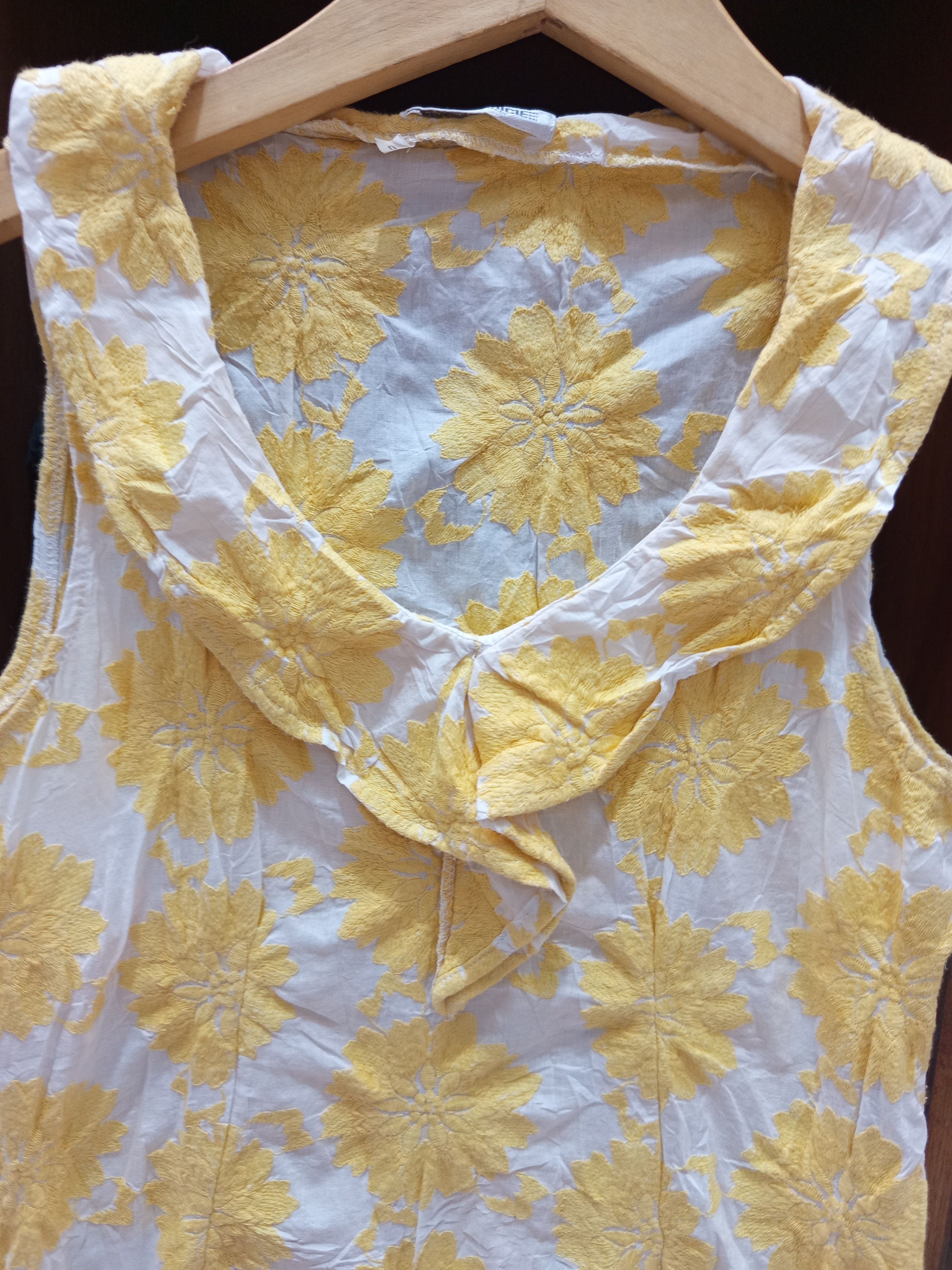 Vintage Nara Camicie Floral Sleeveless Blouse Size S / US 4 / IT 40 - 8 Thumbnail