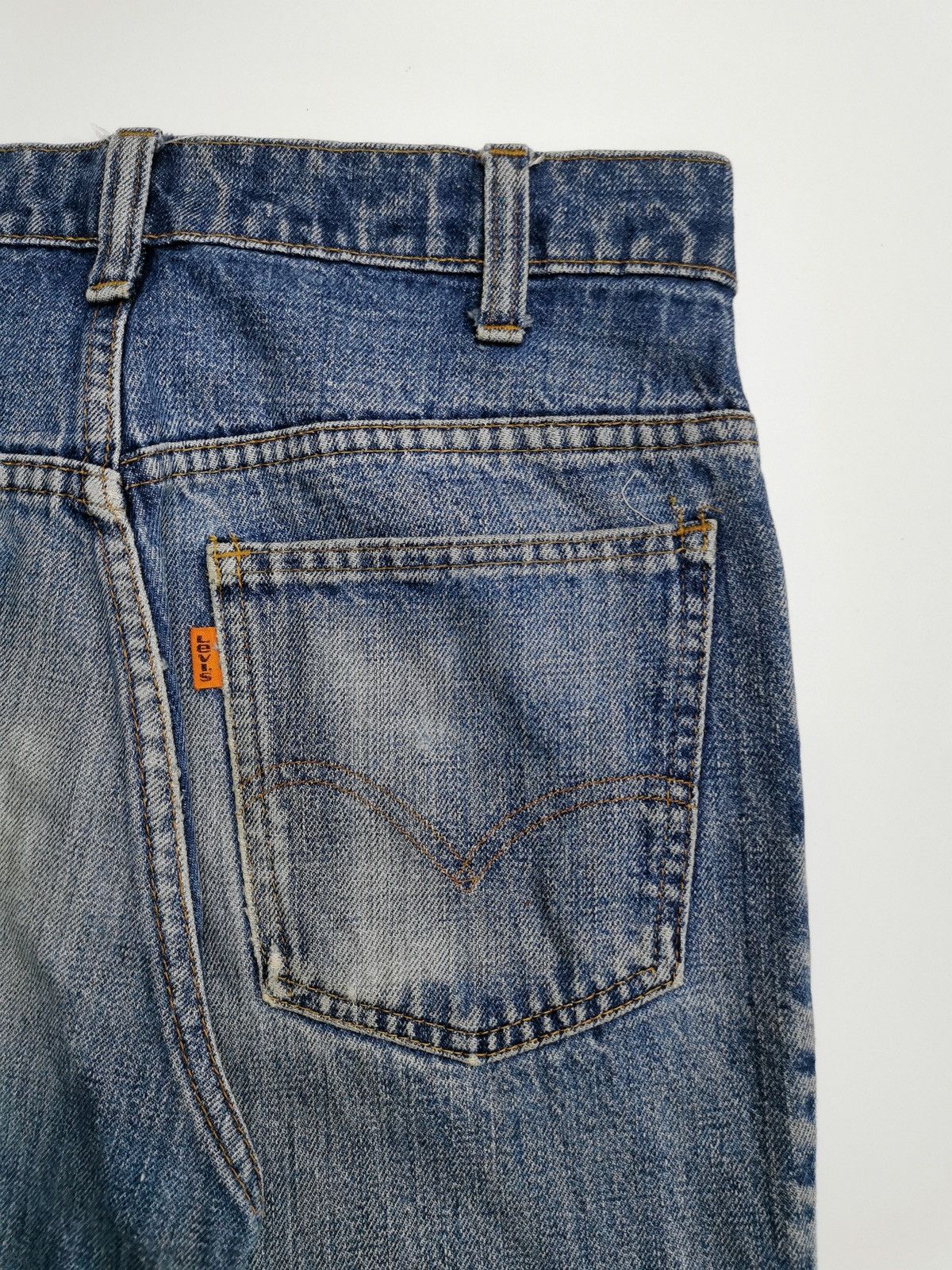 Levi's 80s Vintage Bootcut Levis Orange Tab Talon Zip Jeans Size US 28 / EU 44 - 6 Thumbnail
