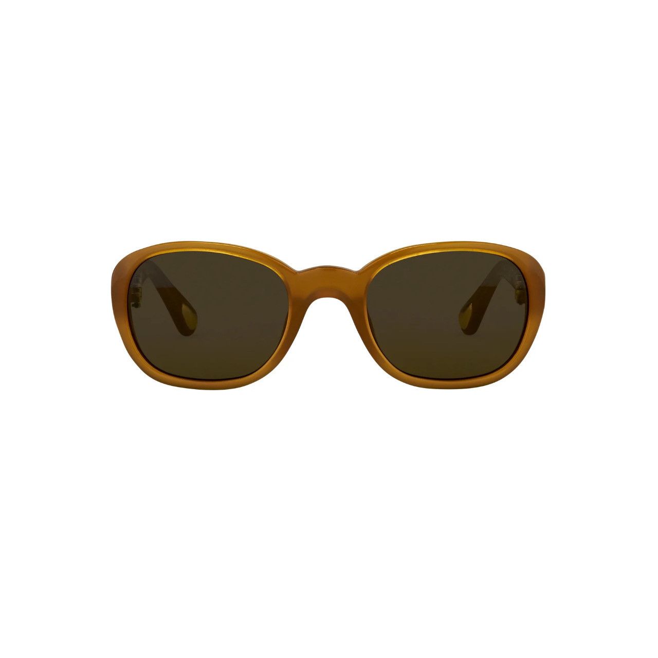 Ann Demeulemeester Ann Demeulemeester Sunglasses Oval Honey and Green Size ONE SIZE - 2 Thumbnail