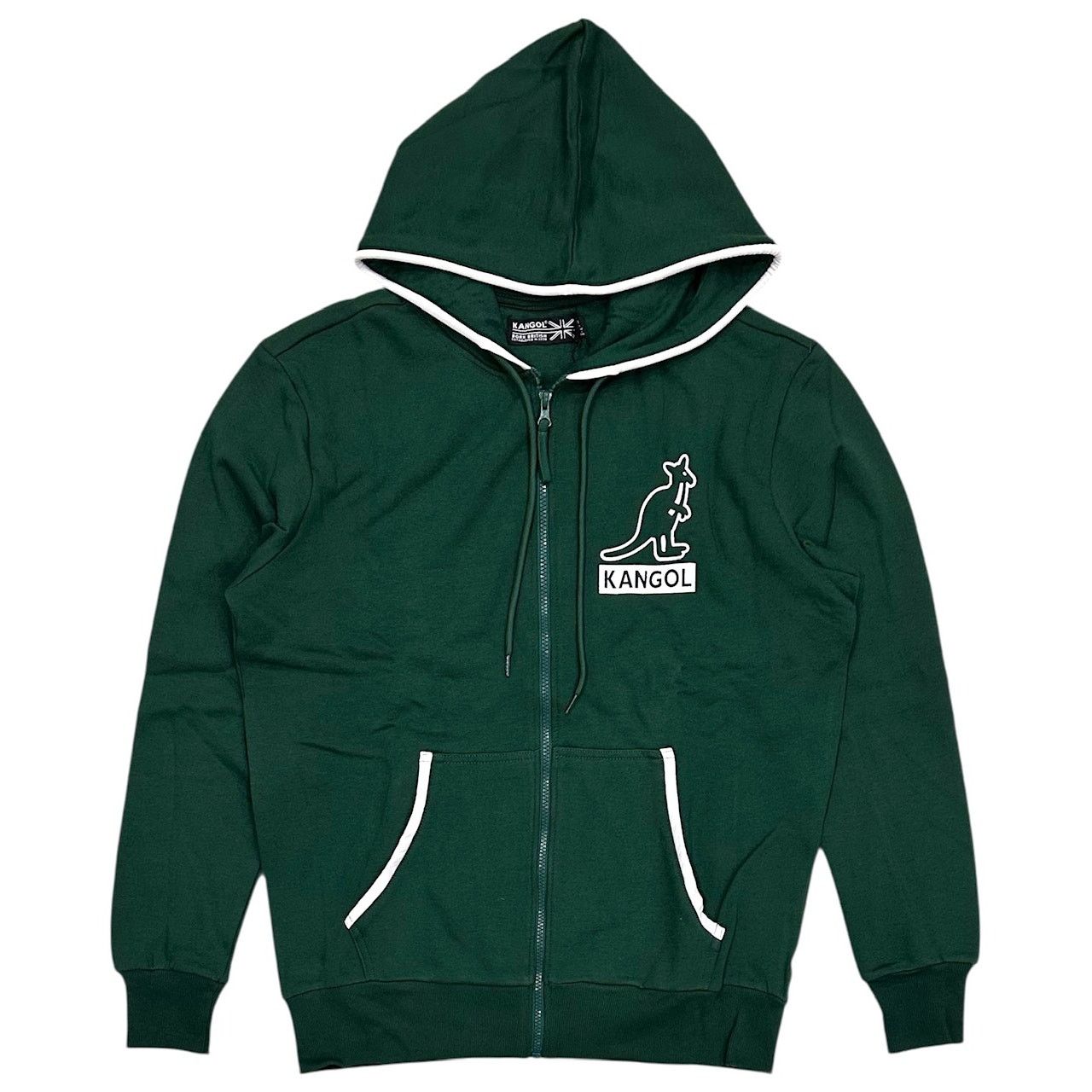 Kangol Kangol Men's Hoodie Full Zip Clay Court Fleece Sweatshirt Size US XXL / EU 58 / 5 - 1 Preview