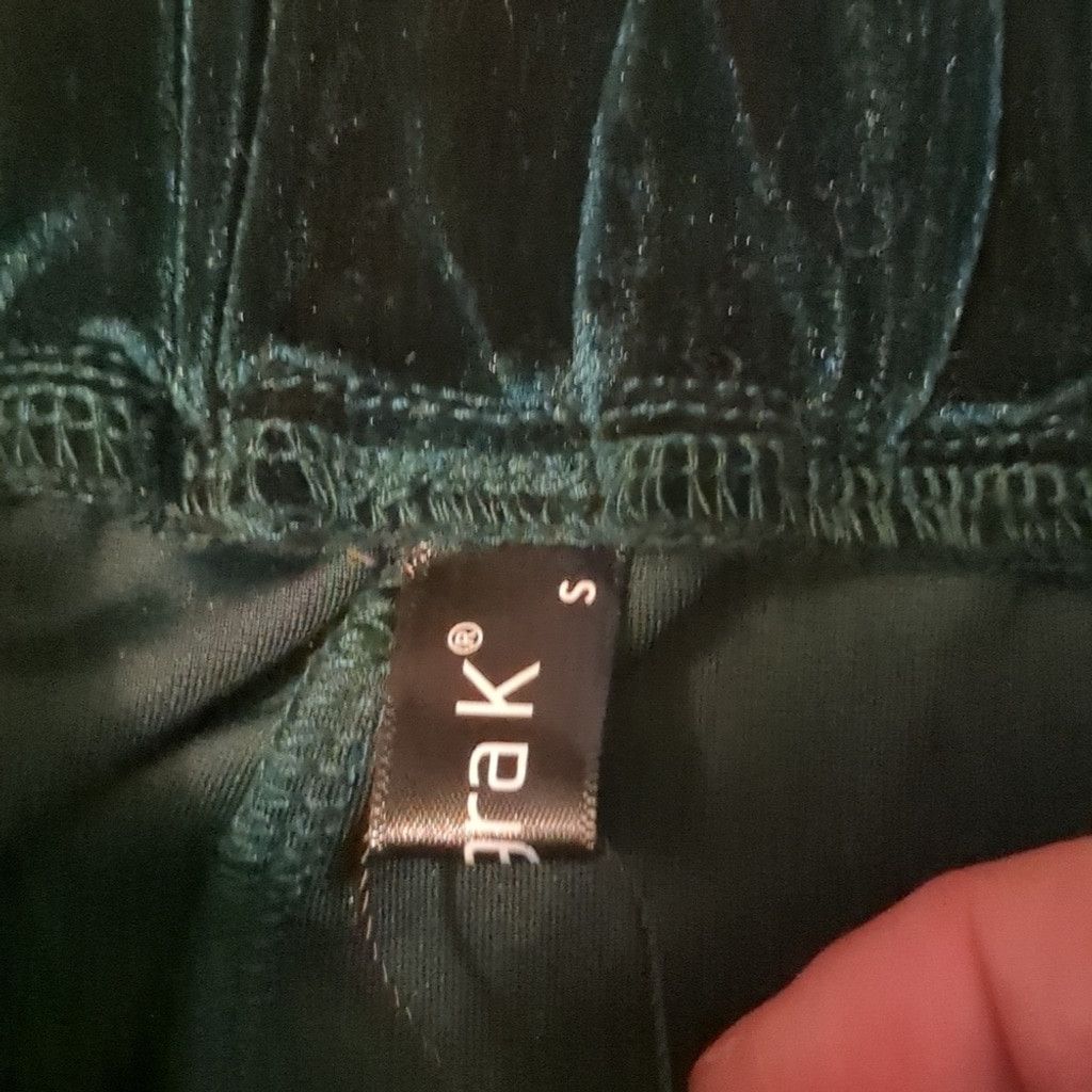 Other Allegra K green velour pants size small Size 26" / US 2 / IT 38 - 5 Thumbnail
