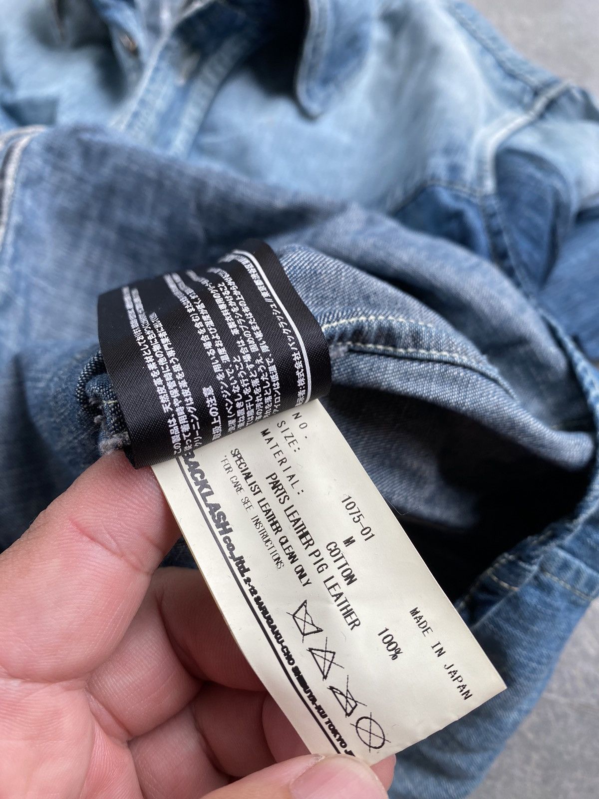 Isamu Katayama Backlash Isamu Katayama Backlash wash western denim shirt Size US S / EU 44-46 / 1 - 17 Thumbnail
