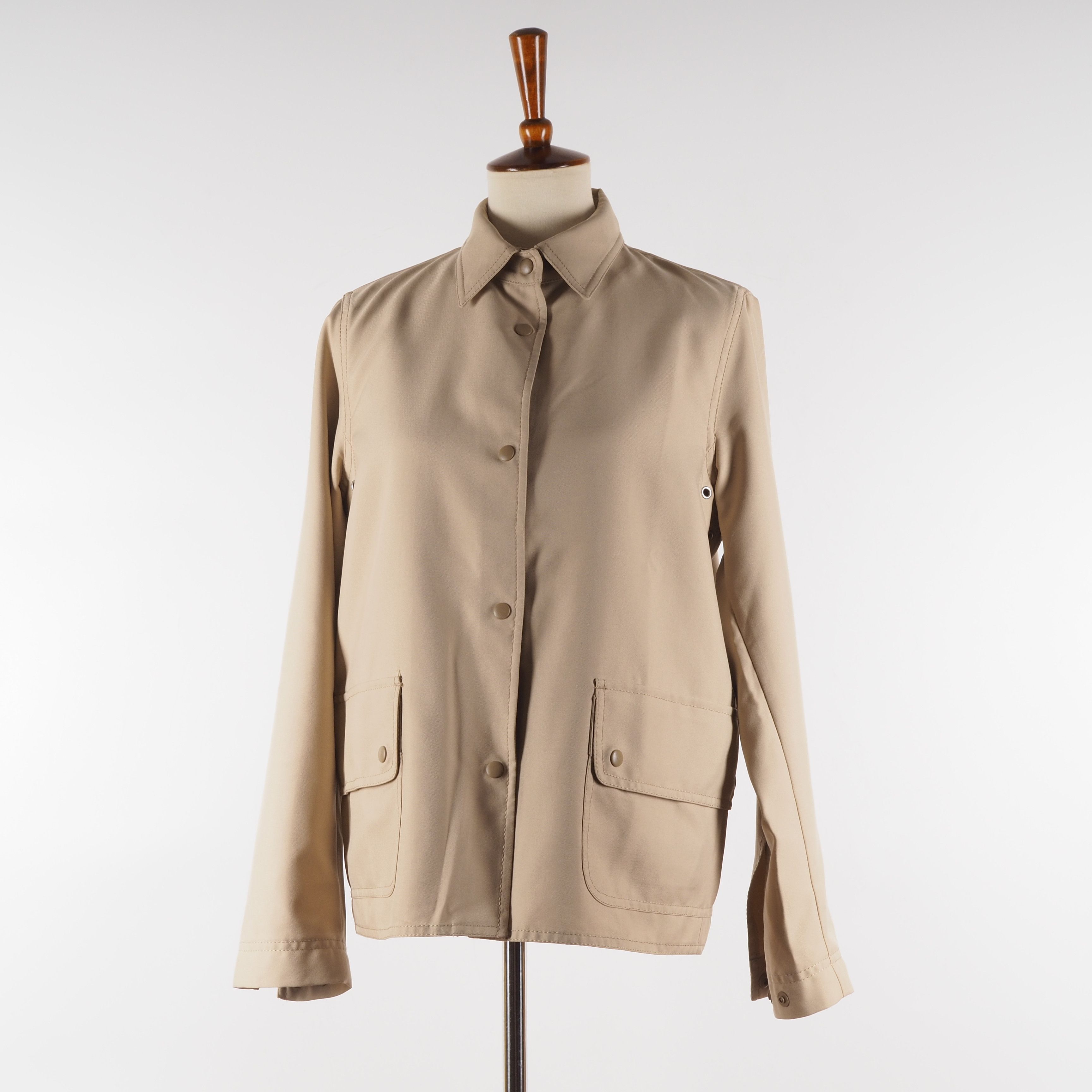 Prada Prada Vintage Beige Snap Button Lightweight Jacket Size M / US 6-8 / IT 42-44 - 6 Thumbnail
