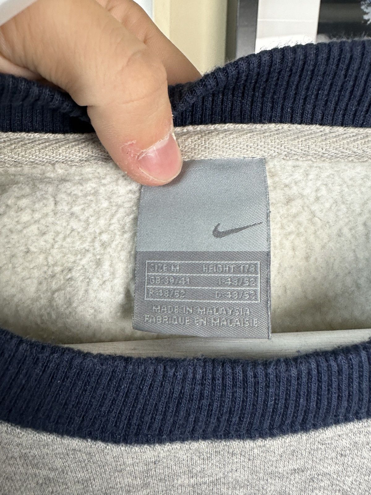 Nike × Vintage Vintage spellout crewneck Nike Y2K 00s Size US M / EU 48-50 / 2 - 6 Thumbnail