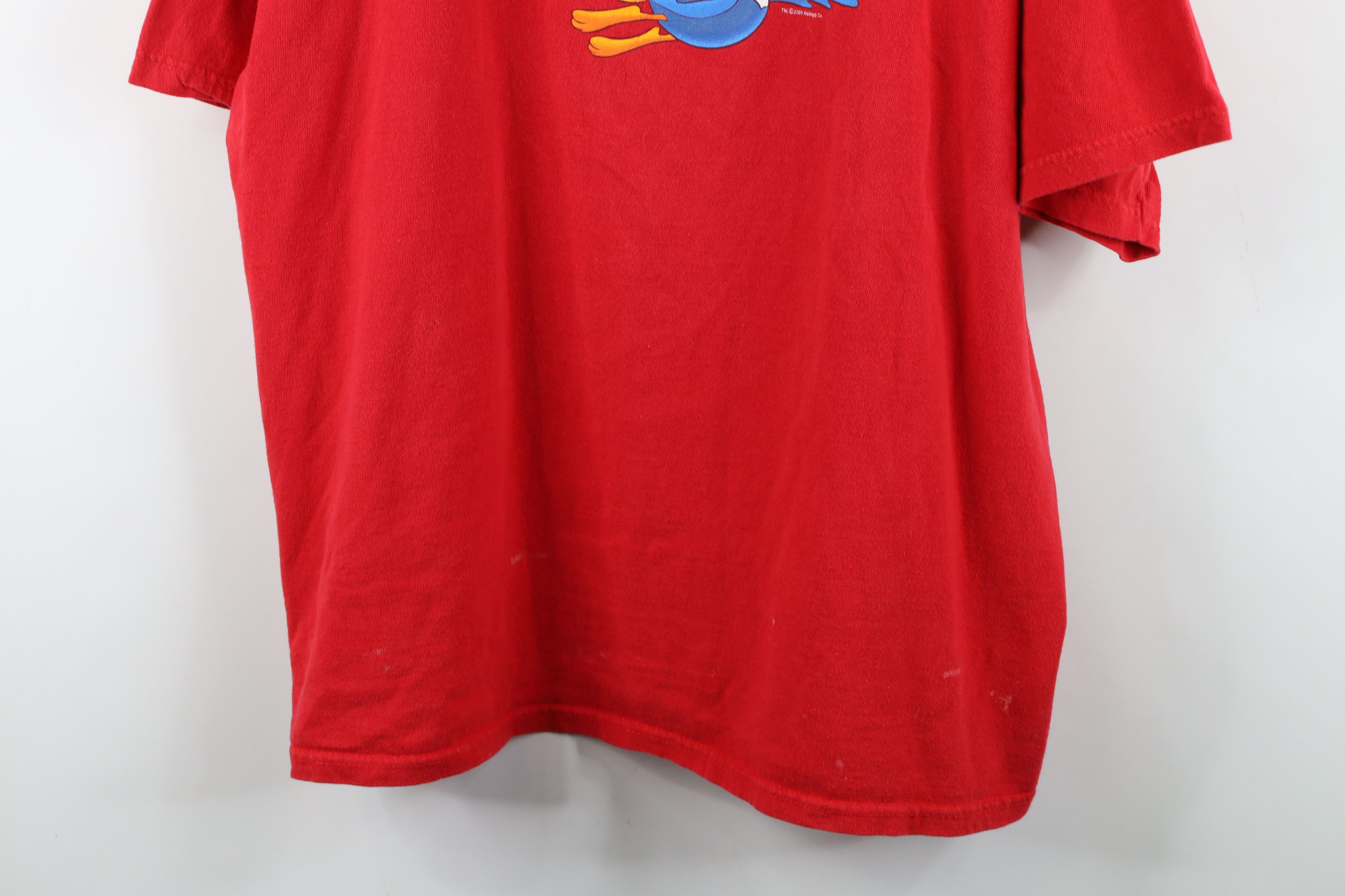 Vintage Vintage Y2K 2000 Kellogg Cereal Short Sleeve T-Shirt Red Size US XL / EU 56 / 4 - 3 Thumbnail