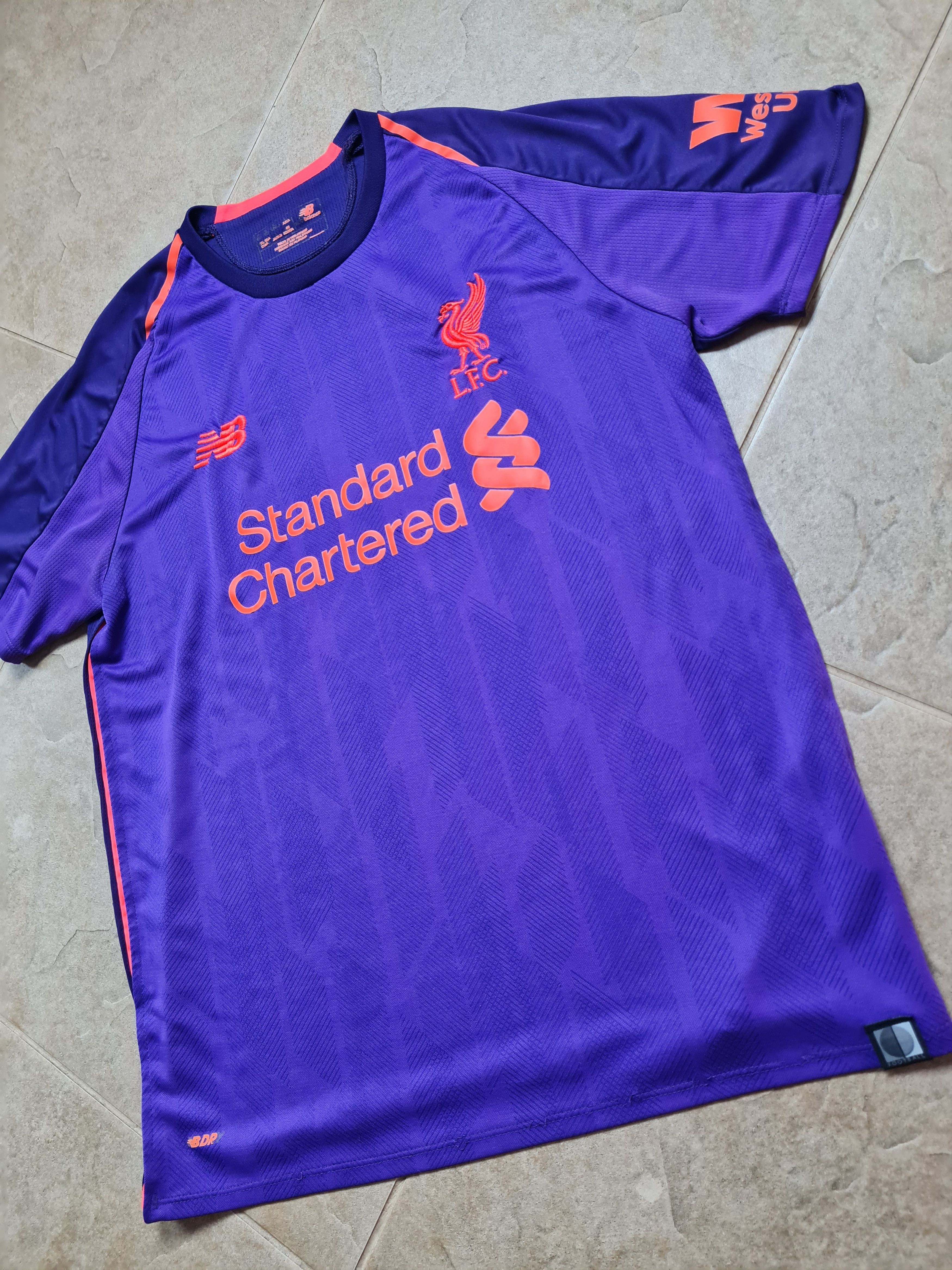 New Balance LIVERPOOL ENGLAND FOOTBALL 2018/2019 AWAY SHIRT SZ M Size US M / EU 48-50 / 2 - 3 Thumbnail