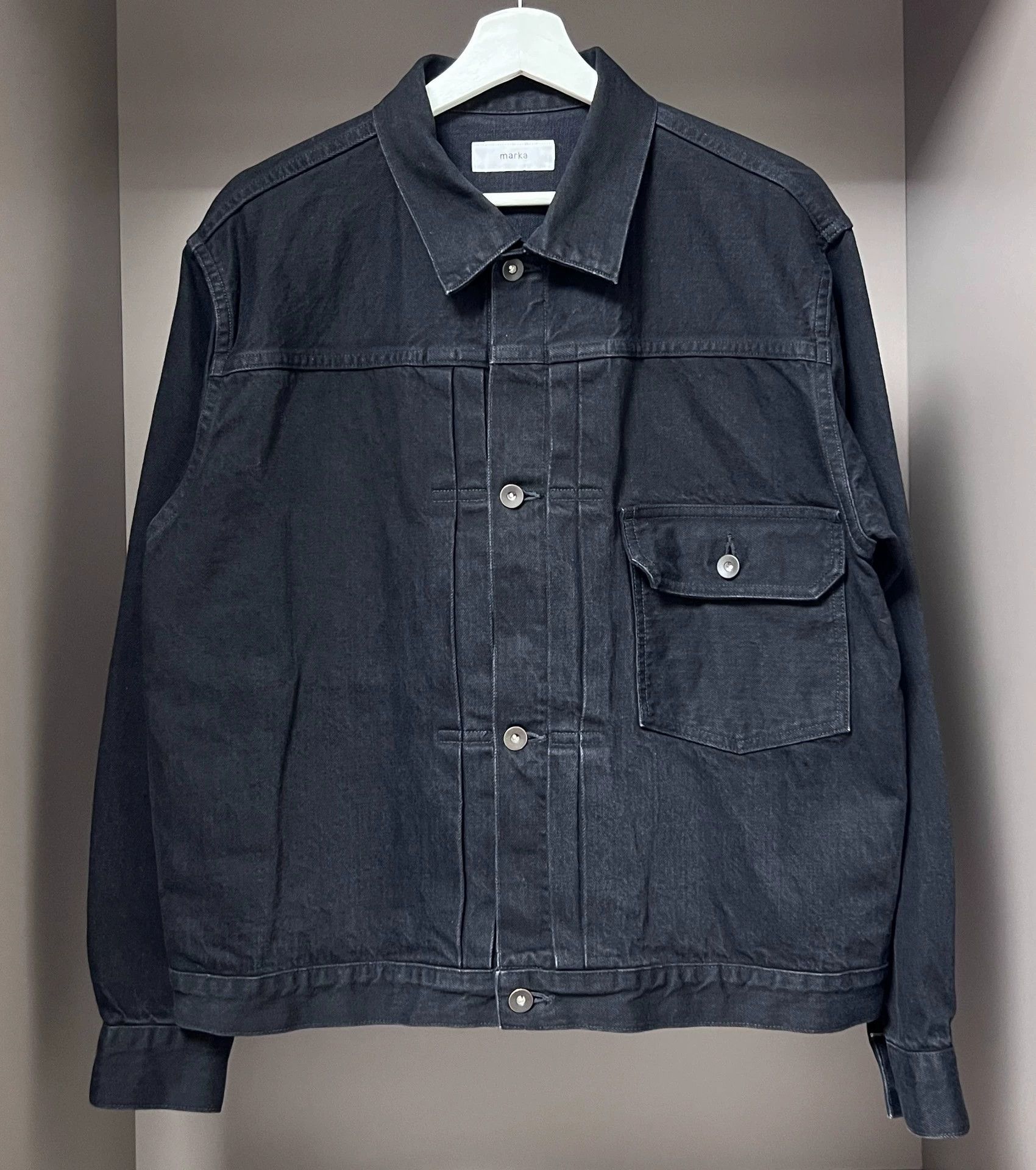 Markaware MARKAWARE Denim Jacket Black Size 2 Size US M / EU 48-50 / 2 - 1 Thumbnail