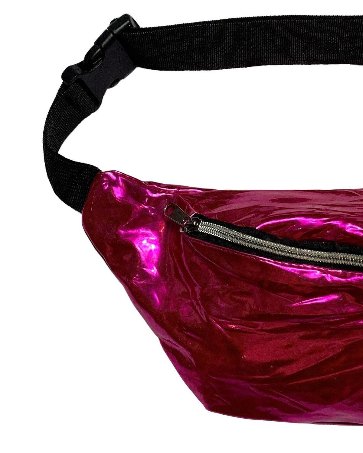 Japanese Brand × Vintage 2000S PINK METALLIC WAIST BAG Size ONE SIZE - 3 Thumbnail