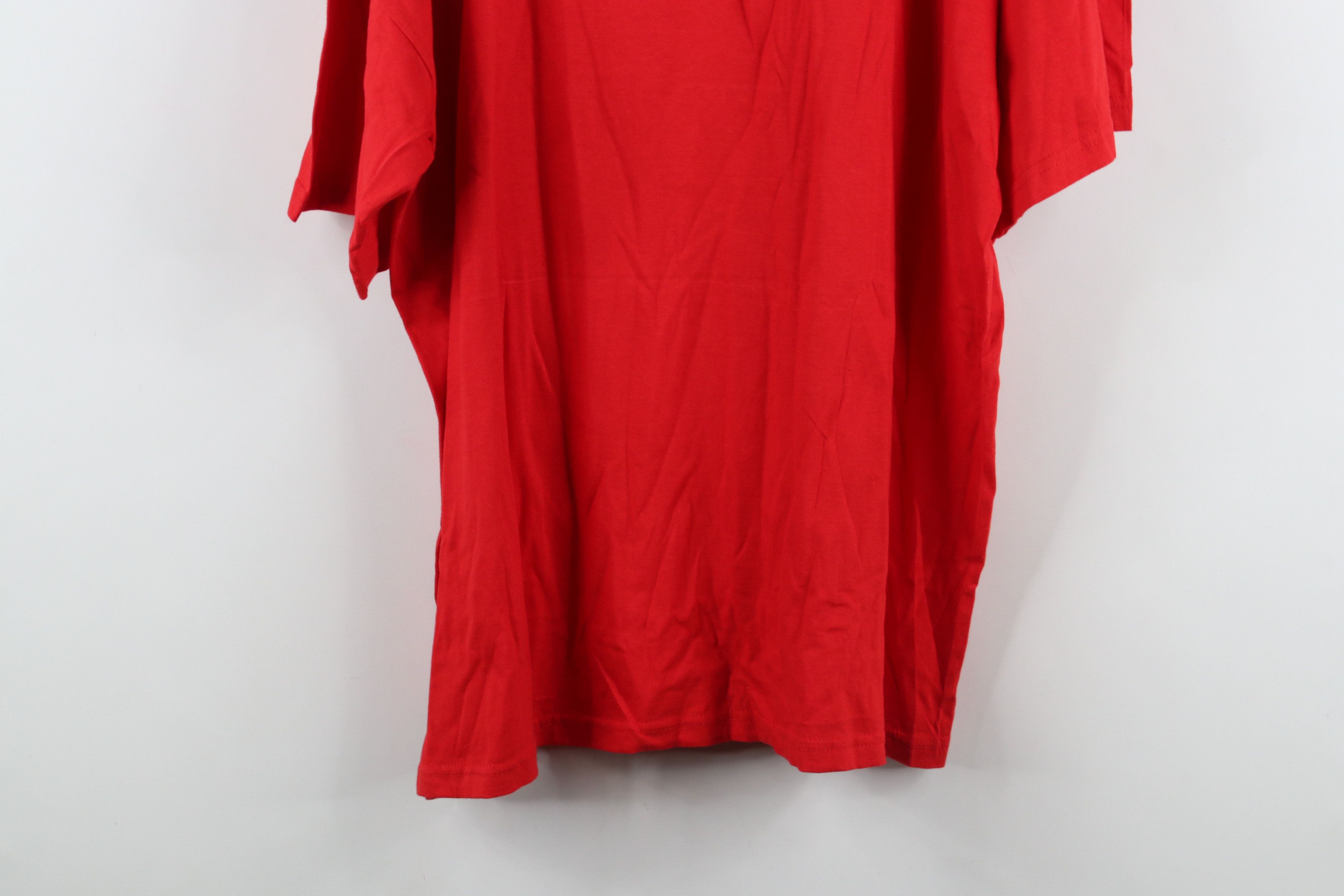 Vintage Vintage 90s Streetwear Mozart Austria Music T-Shirt Red Size US XXL / EU 58 / 5 - 14 Thumbnail