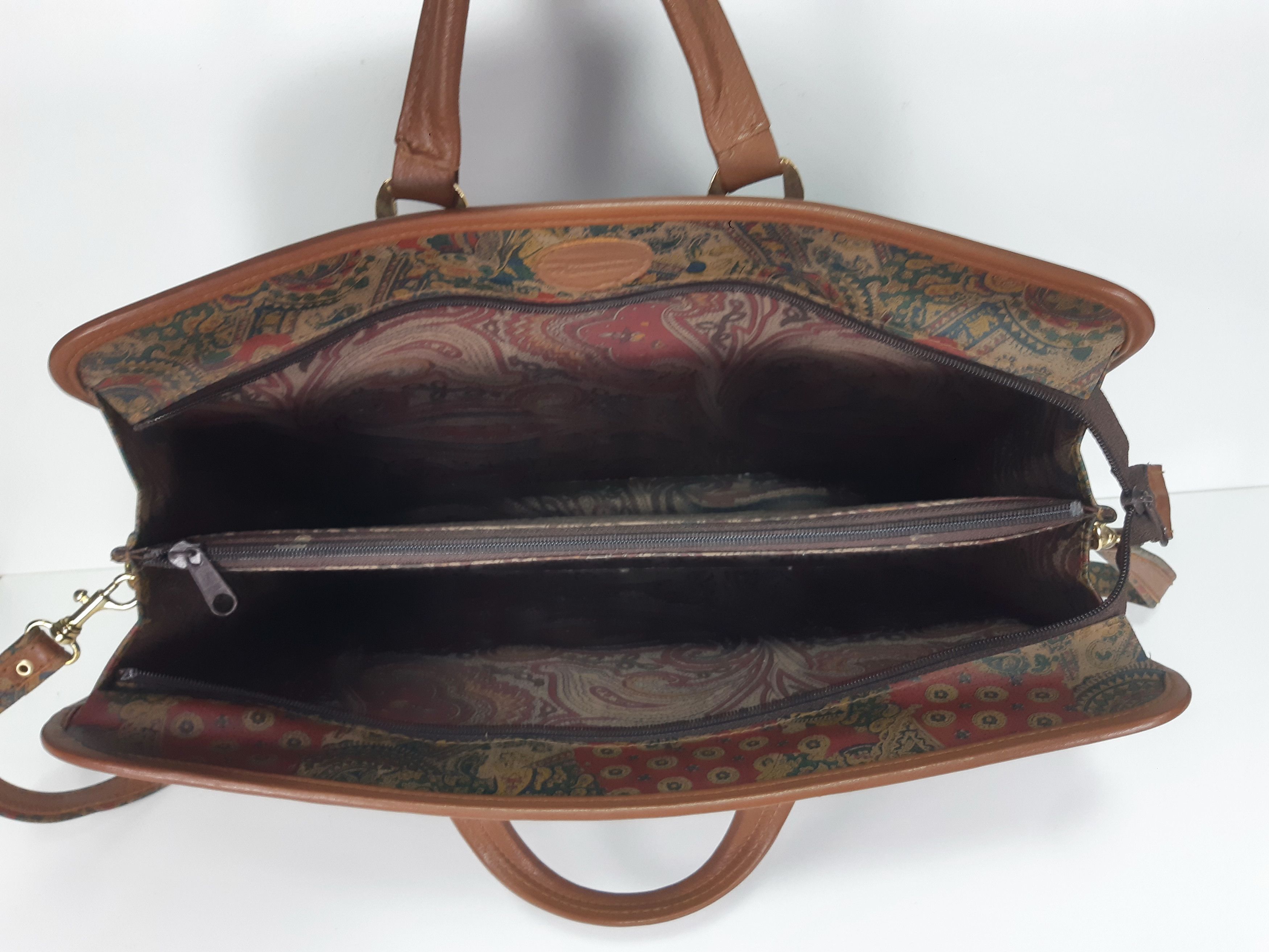 Other Vintage 80s FARMITALIA CARLO ERBA Satchel Bag NEW RARE Size ONE SIZE - 8 Thumbnail