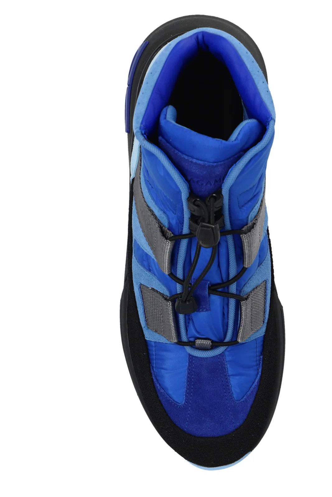 Salvatore Ferragamo o1s1rm1224 Leonida Lace-Up Sneakers in Black & Blue Size US 6.5 / IT 36.5 - 4 Thumbnail