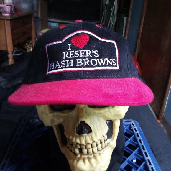 Other Deadstock Vintage I Love Reser's Hash Browns Strap Hat Cap Size ONE SIZE - 1 Thumbnail