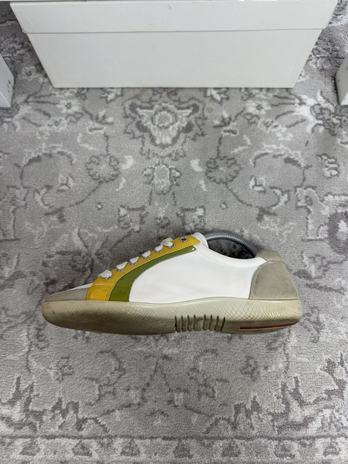 Designer × Prada VIntage Prada low top sneakers shoes US8 designer luxury y2k Size US 8 / IT 38 - 4 Thumbnail