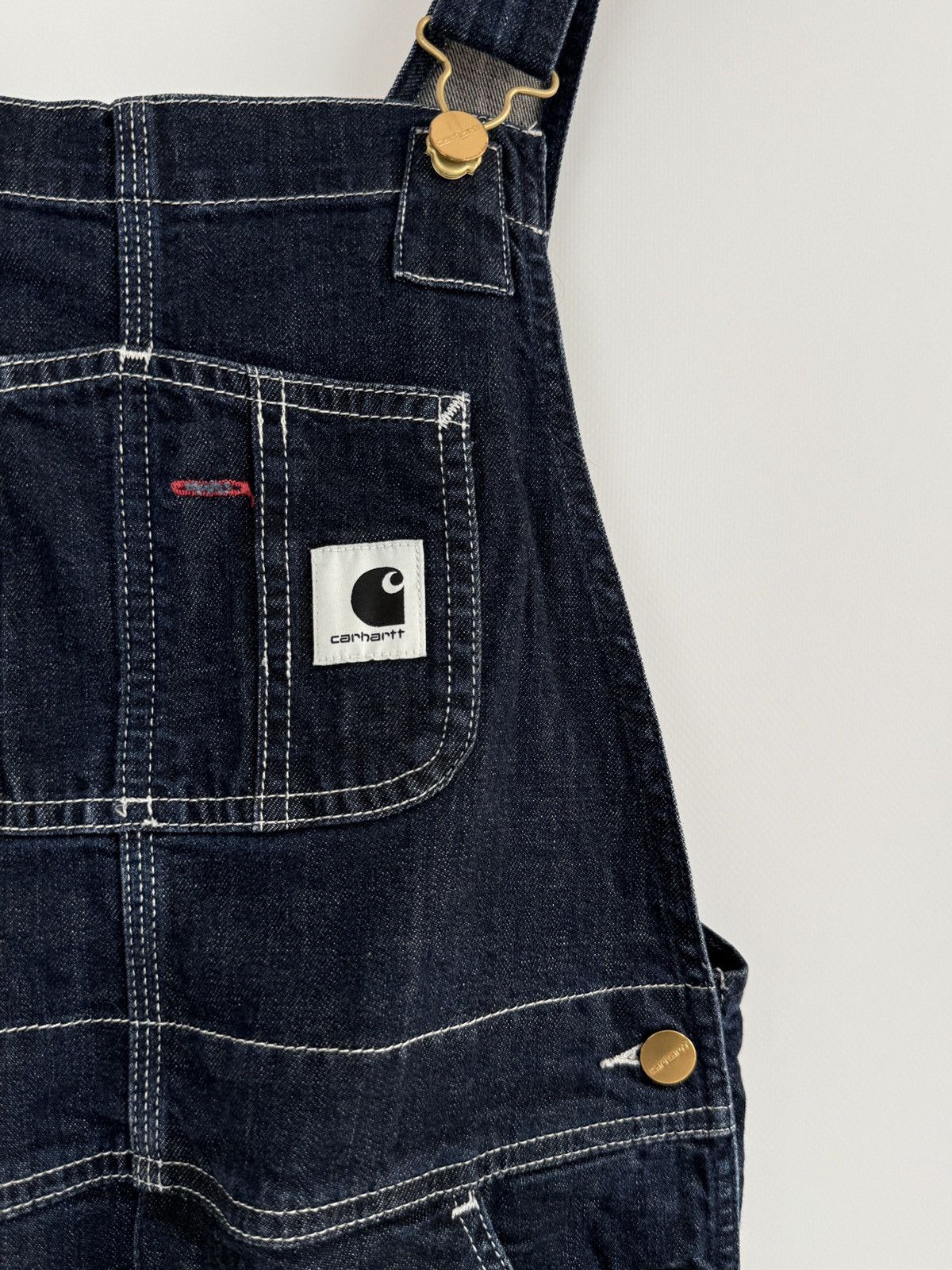 Carhartt Wip Carhartt WIP Womens Blue Rinsed Denim Bib Overalls S Size 27" / US 4 / IT 40 - 4 Thumbnail