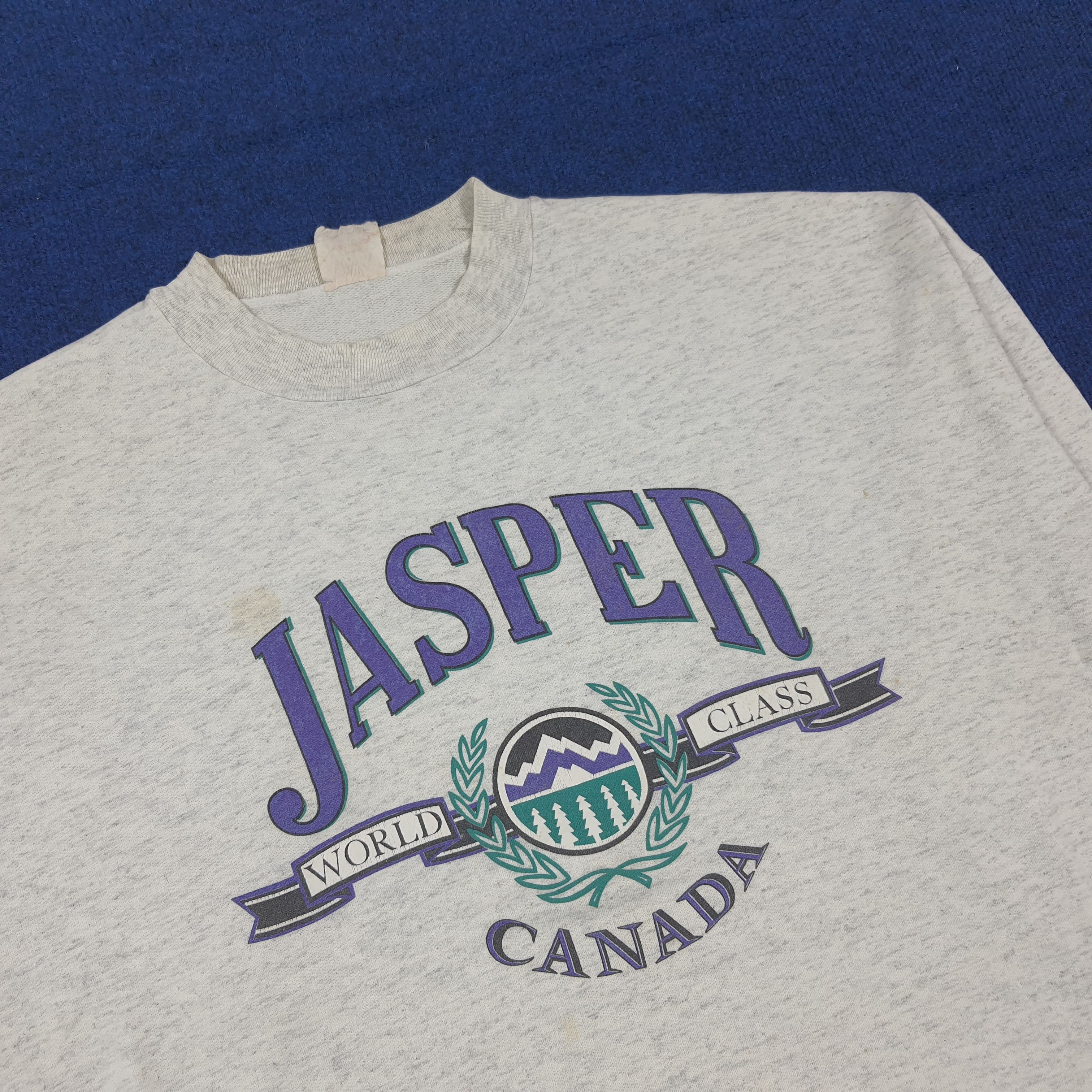 Vintage Jasper Canada Graphic Crewneck Retro Graphic Pullover C290N2 Size US XL / EU 56 / 4 - 2 Thumbnail