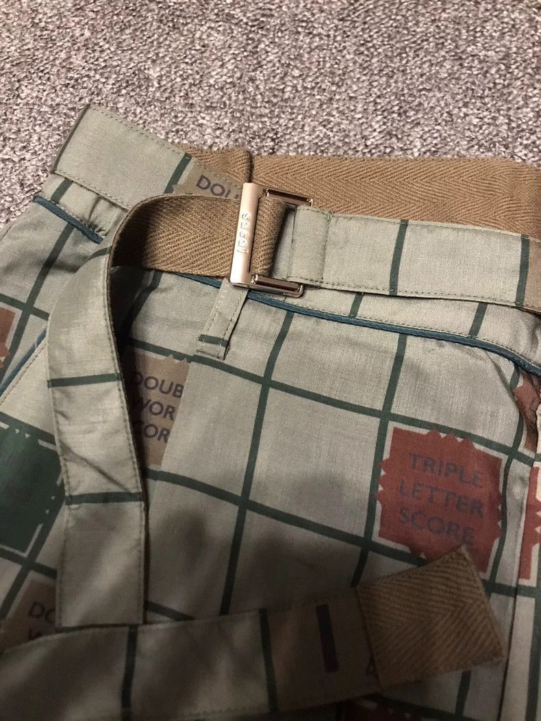 Sacai Sacai Casual Pants Collaboration with Love Heart-2506 Size US 26 / EU 42 - 4 Thumbnail