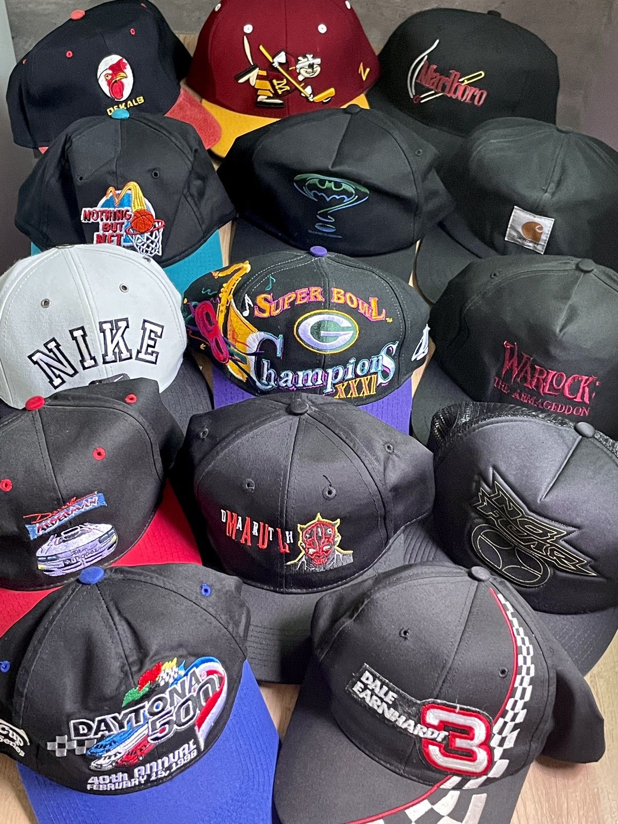 Vintage Vintage 1993 Warlock The Armageddon Move Promo Snapback Hat Size ONE SIZE - 5 Thumbnail