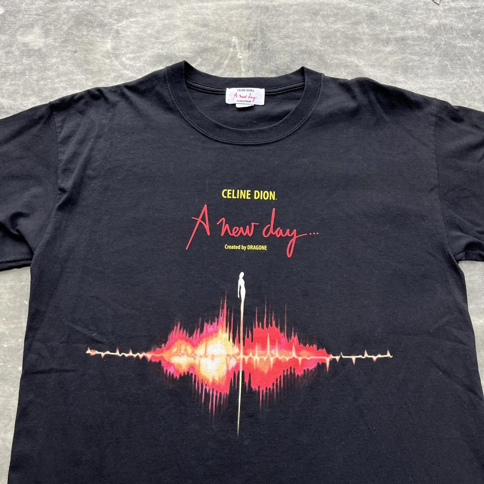 Band Tees × Vintage Vintage Y2K Deadstock Celine Dion A New Day Pop Music Shirt Size US L / EU 52-54 / 3 - 2 Thumbnail