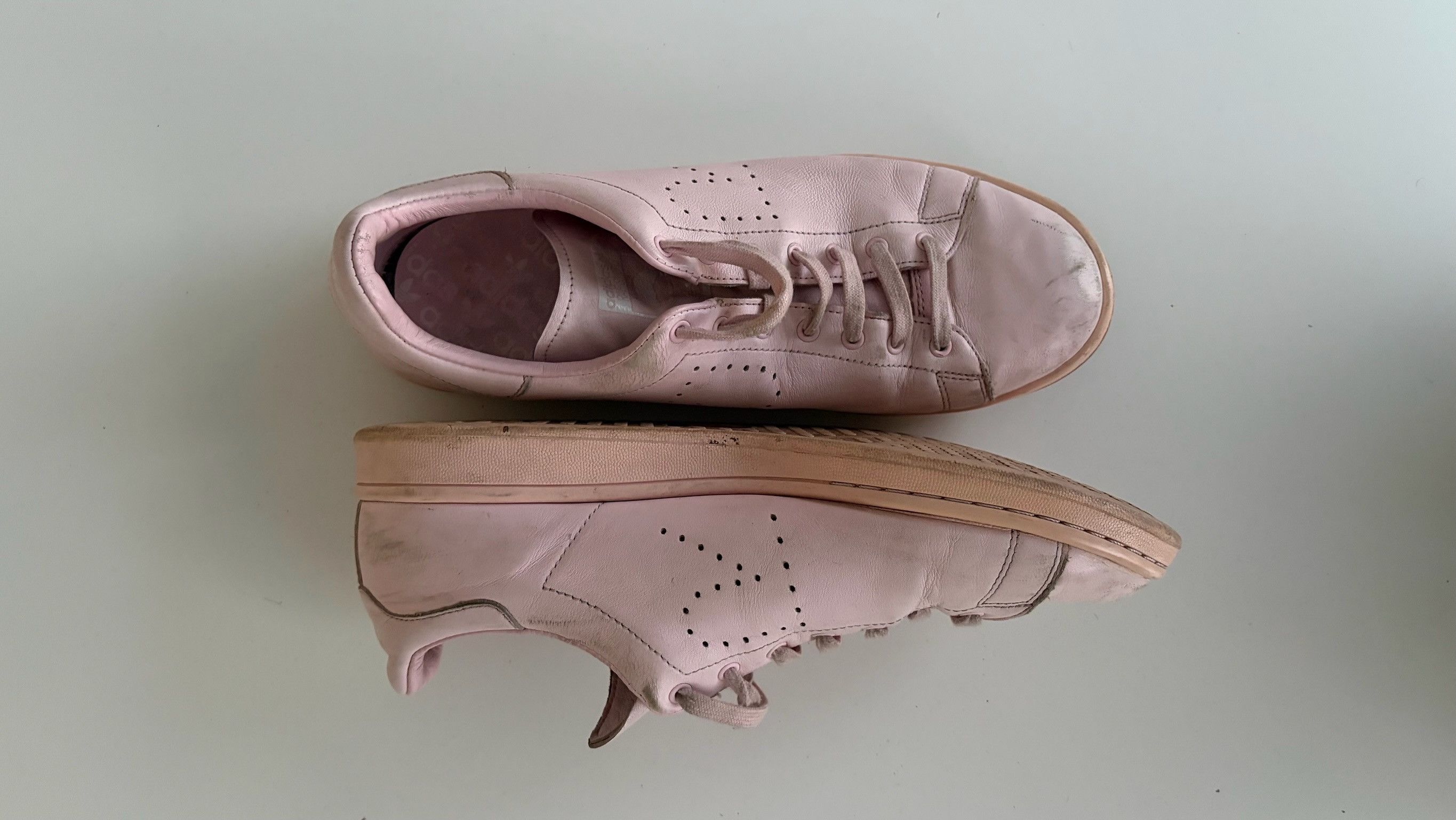 Raf Simons Raf Simons - Adidas - F/W 15 - Stan Smith (Light Pink) Size US 10 / EU 43 - 2 Thumbnail