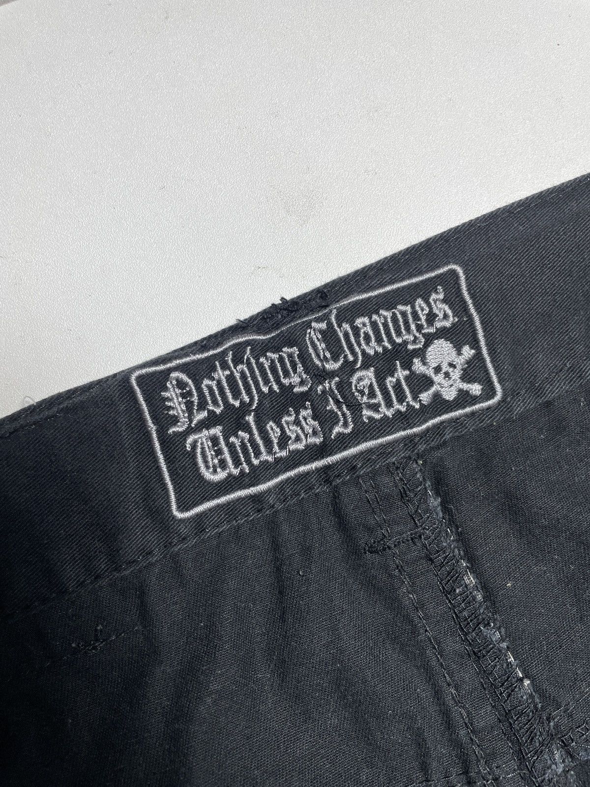 If Six Was Nine 2000’s Nothing Changes Unless I Act - Gothic Pants Size US 29 - 13 Thumbnail