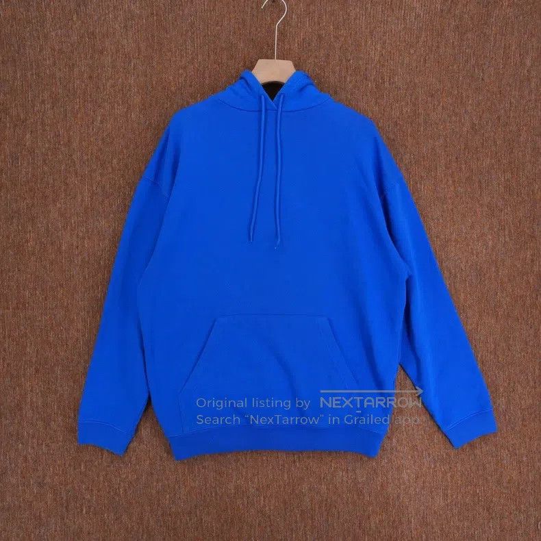 Balenciaga Balenciaga Blue back letter hoodie sweater Size US M / EU 48-50 / 2 - 1 Thumbnail