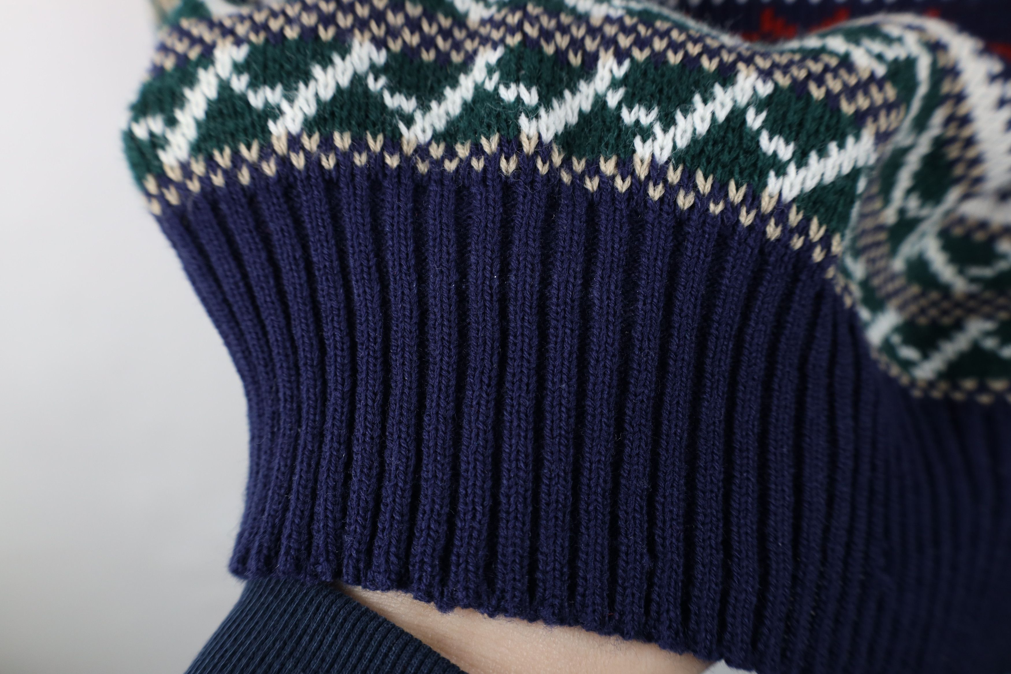 Vintage Vintage 90s Streetwear Fair Isle Crewneck Sweater Acrylic Size US L / EU 52-54 / 3 - 6 Thumbnail