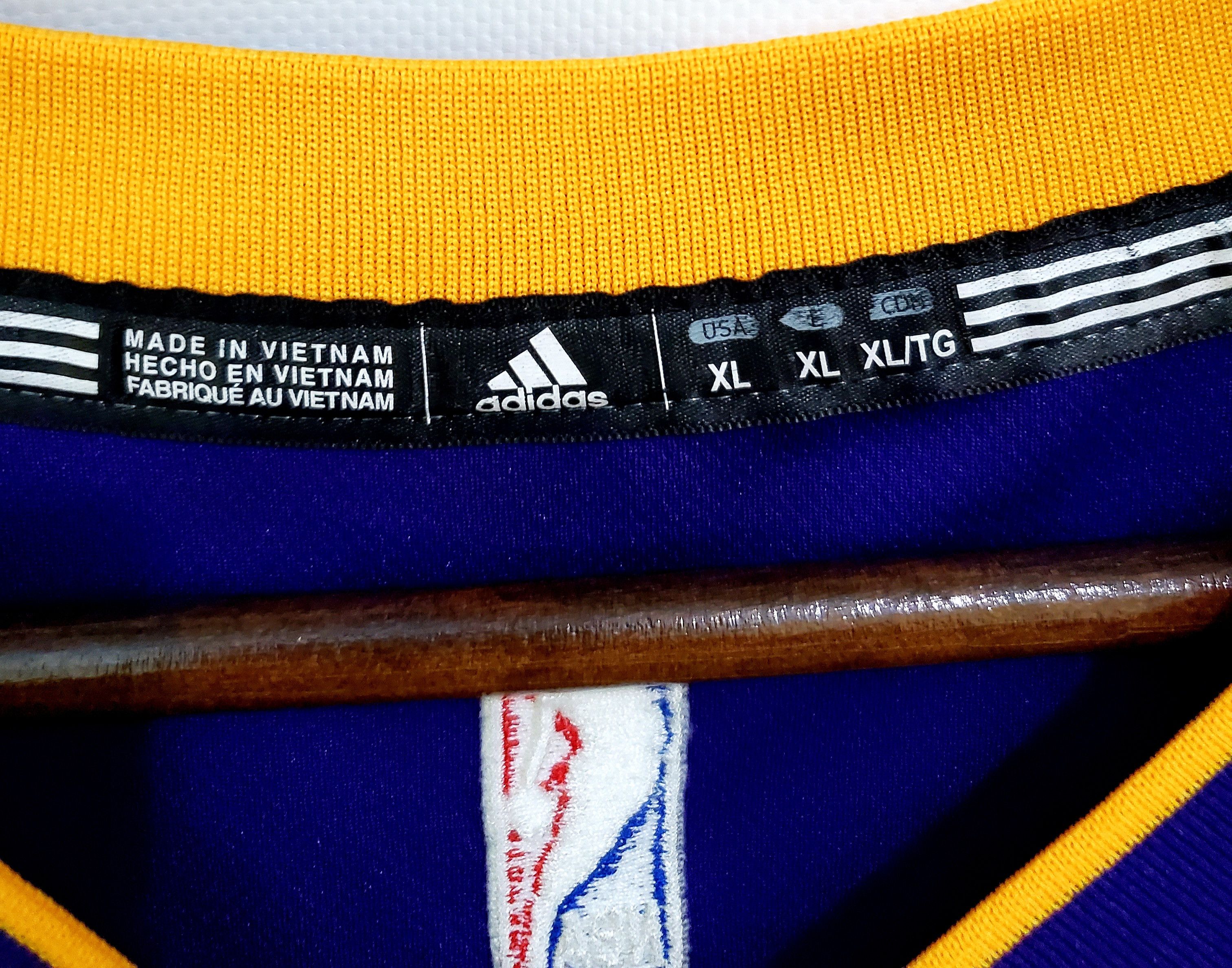 Adidas × NBA LOS ANGELES LAKERS #24 KOBE BRYANT jersey New condition Xl Size US XL / EU 56 / 4 - 6 Thumbnail