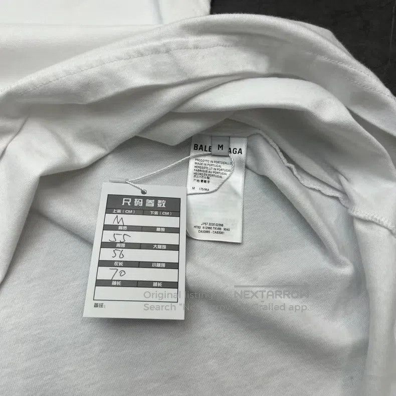 Balenciaga Balenciaga Embroidered boomerang logo short-sleeve M Size US M / EU 48-50 / 2 - 6 Thumbnail
