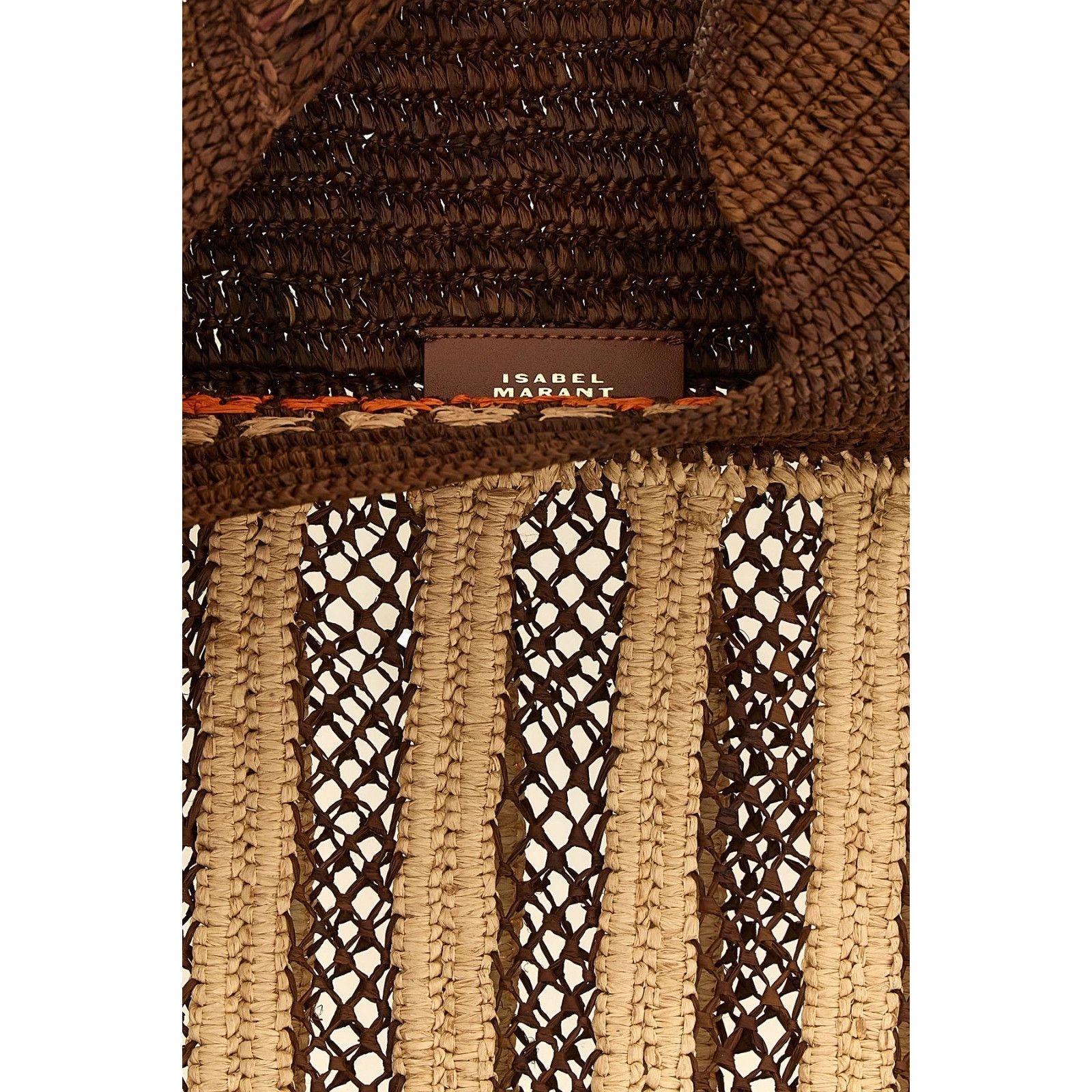 Isabel Marant ISABEL MARANT Praia Small Brown Raffia Shoulder Bag New & Au Size ONE SIZE - 4 Thumbnail