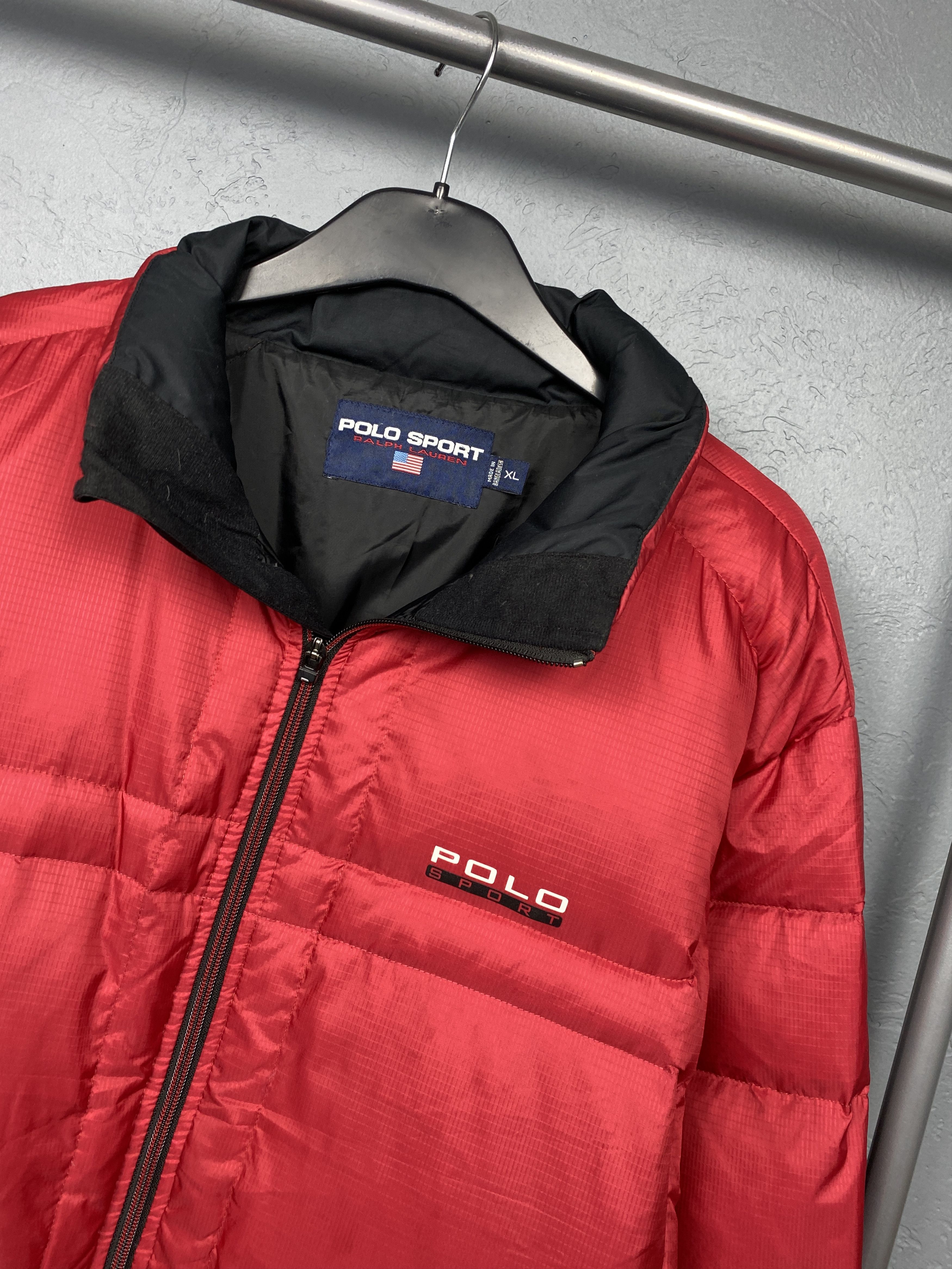 Polo Ralph Lauren × Ralph Lauren × Vintage Polo Sport Ralph Lauren Vintage Mens Down Puffer Jacket Size US XL / EU 56 / 4 - 2 Thumbnail