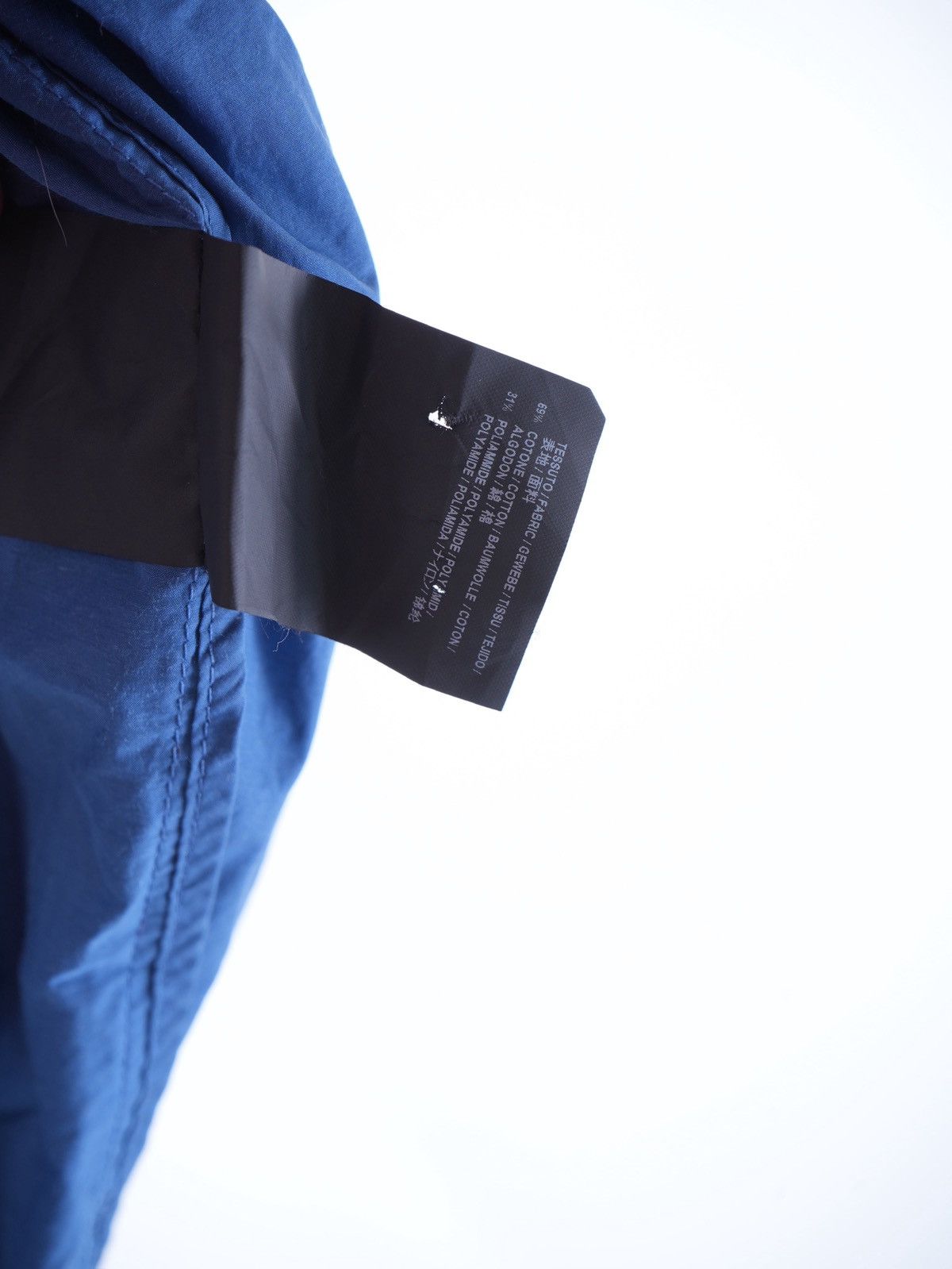 Balenciaga Balenciaga windbreaker lightweight blue hooded jacket 52 L Size US L / EU 52-54 / 3 - 8 Thumbnail