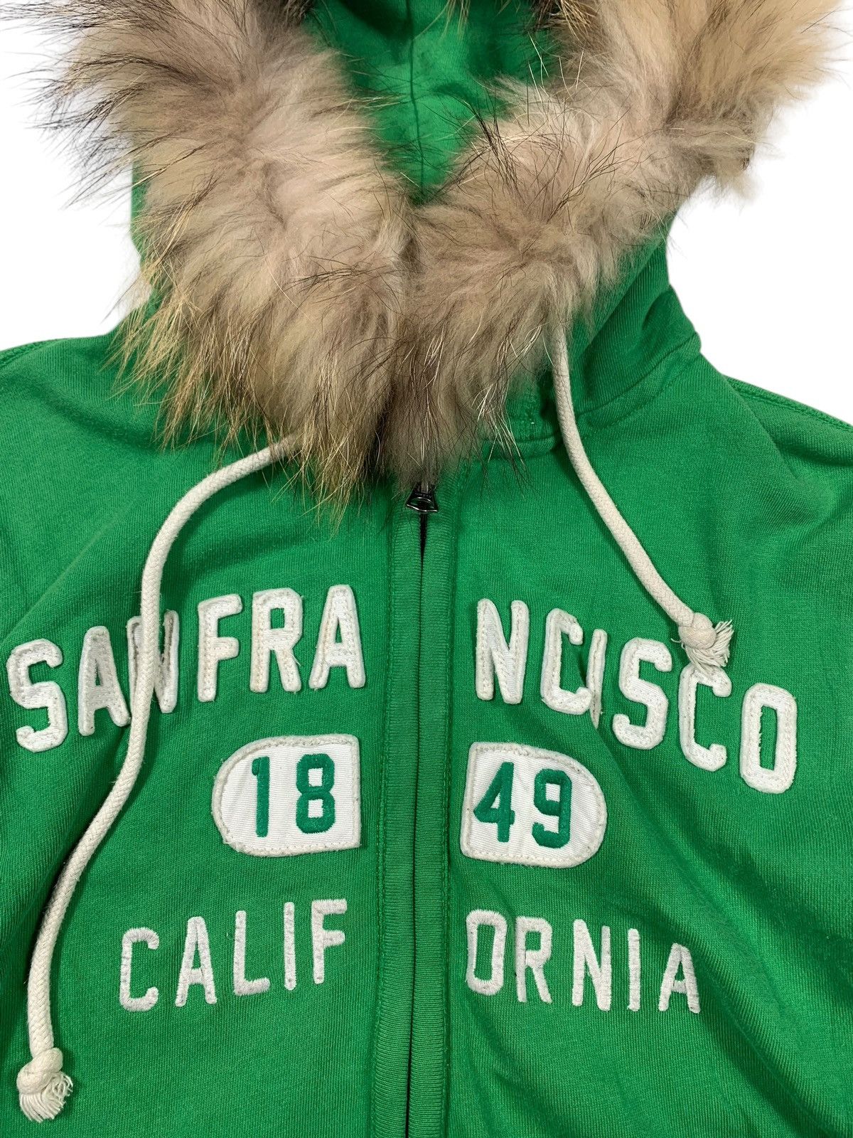 If Six Was Nine × Japanese Brand × Le Grande Bleu (L.G.B.) Who au California Fur Hoodie Jacket lgb Style Size US S / EU 44-46 / 1 - 4 Thumbnail