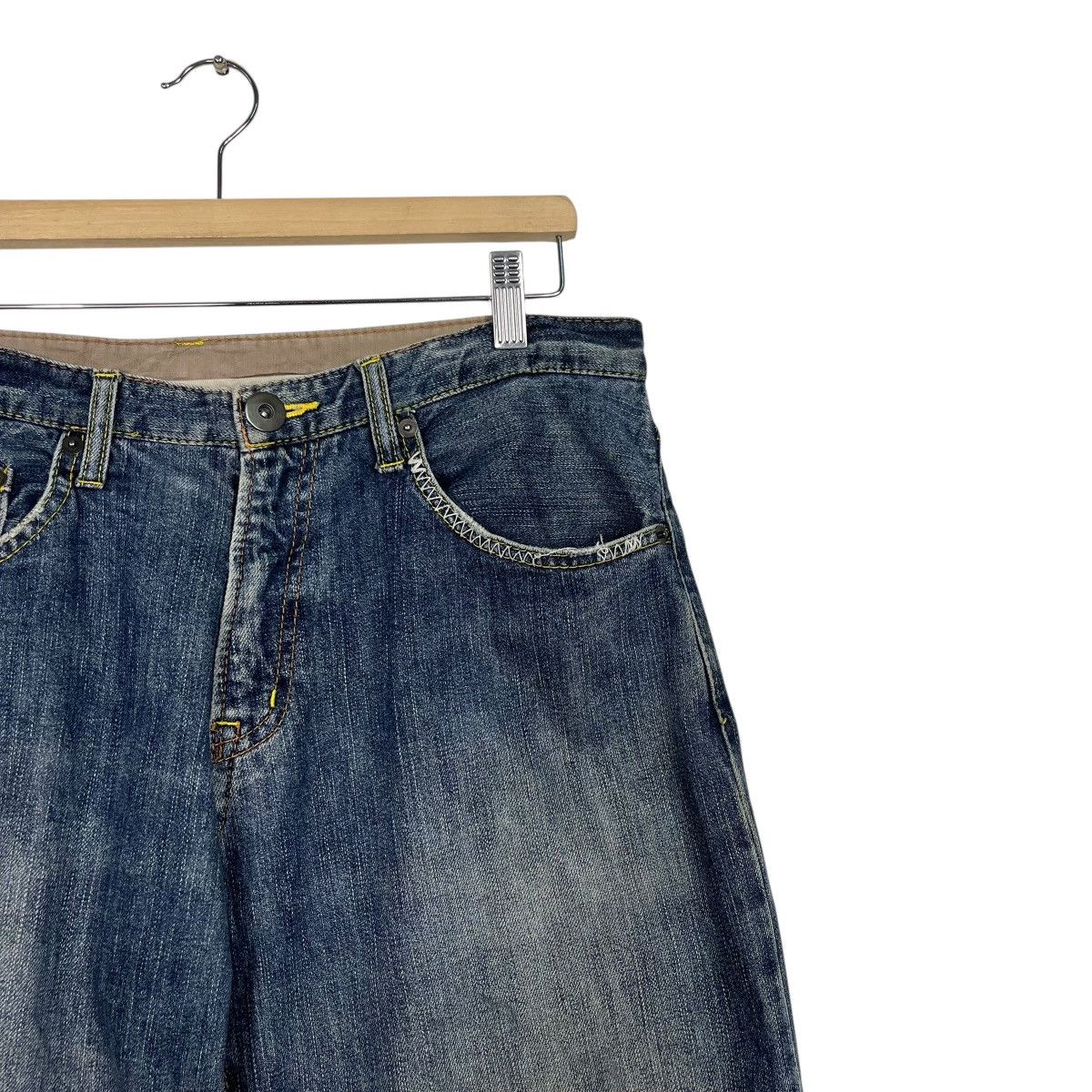 Japanese Brand Vintage Japanese Designer Workwear Denim Jeans Size US 32 / EU 48 - 5 Thumbnail