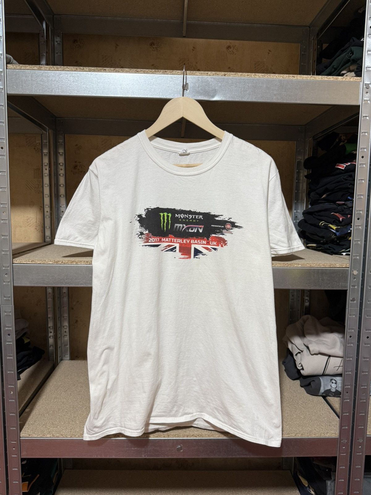 Fox Racing × Vintage Monster Energy FIM Motocross Of Nations 2017 Racing T-shirt Size US M / EU 48-50 / 2 - 1 Thumbnail