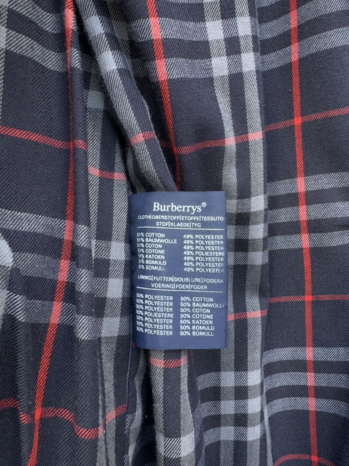 Burberry Burberrys Vintage Double Breasted Cotton Trench Jacket 46 Size L / US 10 / IT 46 - 10 Thumbnail
