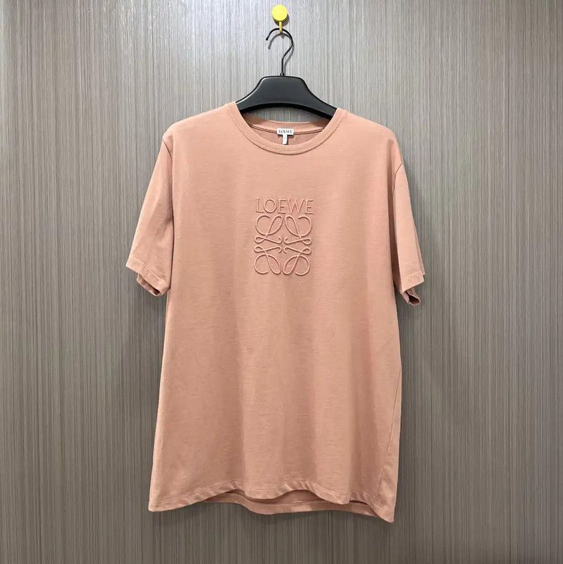 Loewe Loewe Pink Cotton T-Shirt for Men 0089 Size US M / EU 48-50 / 2 - 1 Thumbnail