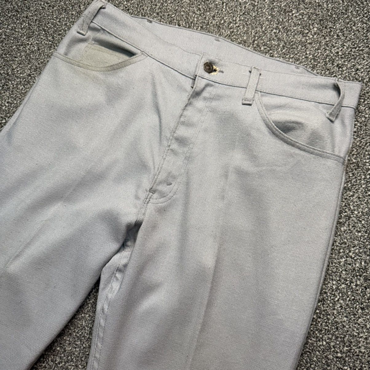 Levi's Vintage Clothing 🔥🇺🇸 80s Levis Sta-Prest Bell Bottom Western Denim Size US 34 / EU 50 - 3 Thumbnail