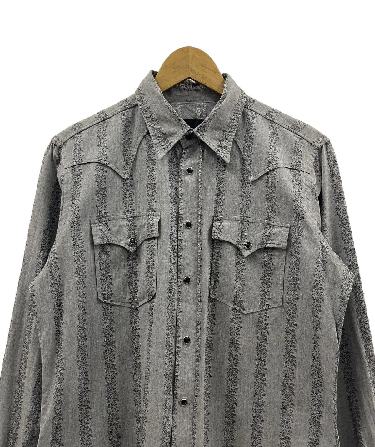 5351 POUR LES HOMMES 291295 Homme Japan Western Shirts Embroidery Size US S / EU 44-46 / 1 - 4 Thumbnail