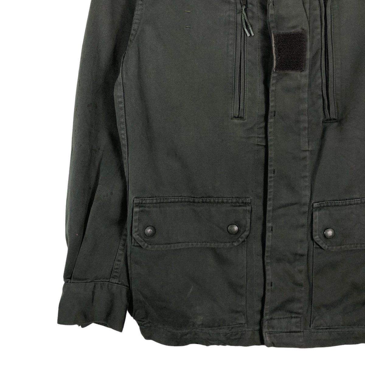 Vintage Vintage Cargo Jacket Inspector Military Warein Lille 1987’s Size US M / EU 48-50 / 2 - 4 Thumbnail