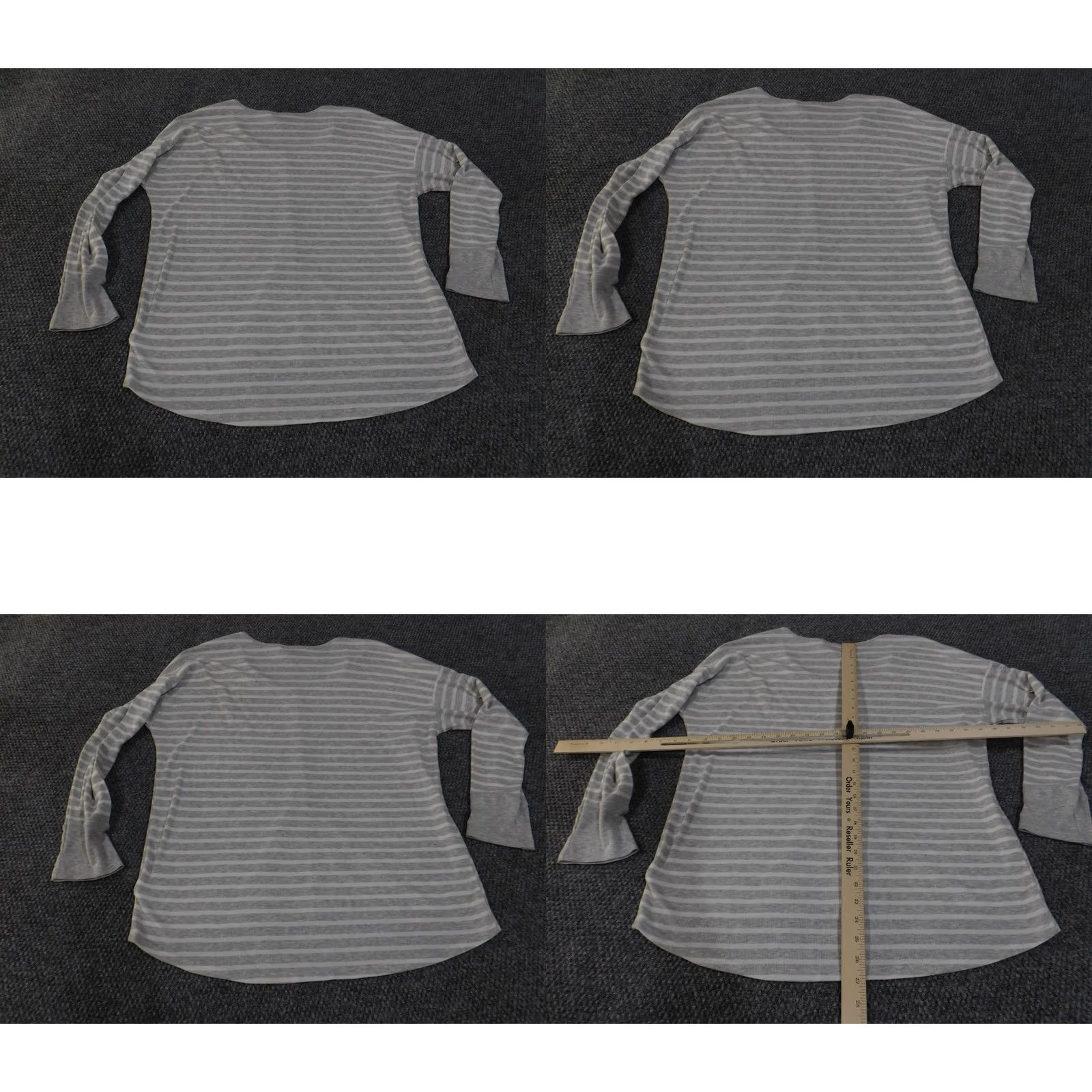 Jones New York Jones New York Pullover Womens XL Striped Lightweight Knit Long Sleeve Shirt Size XL / US 12-14 / IT 48-50 - 8 Thumbnail