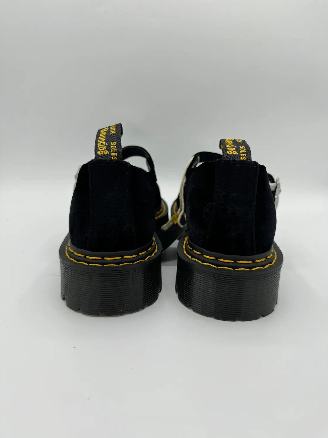 Dr. Martens × Heaven by Marc Jacobs Heaven x Dr. Martens Mary Jane Addina Velvet Black Size US 10 / EU 43 - 7 Thumbnail