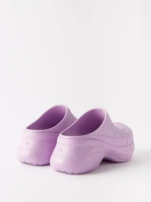 Balenciaga × Crocs o1s1rm1224 Crocs™ Mules in Purple Size US 6 / IT 36 - 4 Thumbnail