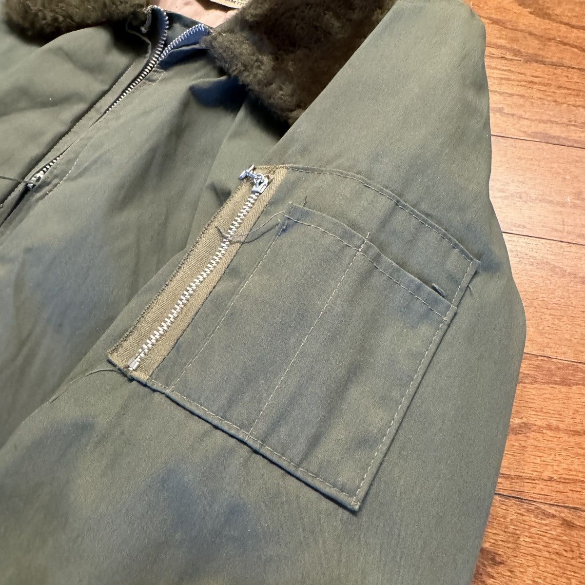 Vintage B-15 Vintage Cotton Flight Jacket Size US M / EU 48-50 / 2 - 7 Thumbnail