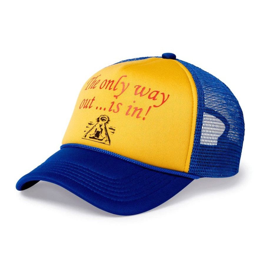 image of Gallery Dept Gallery Department Only Way Out Trucker Hat Blue, Men's