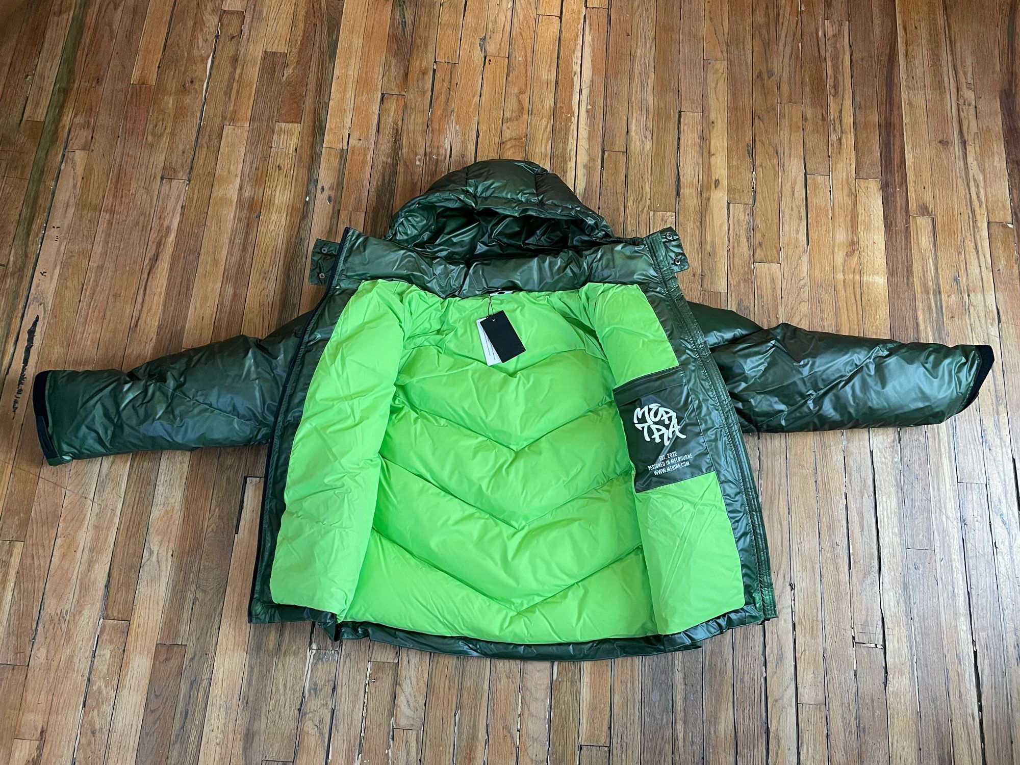 Mertra Mertra Heat Reactive Puffer (Army Green) Size US XL / EU 56 / 4 - 3 Thumbnail