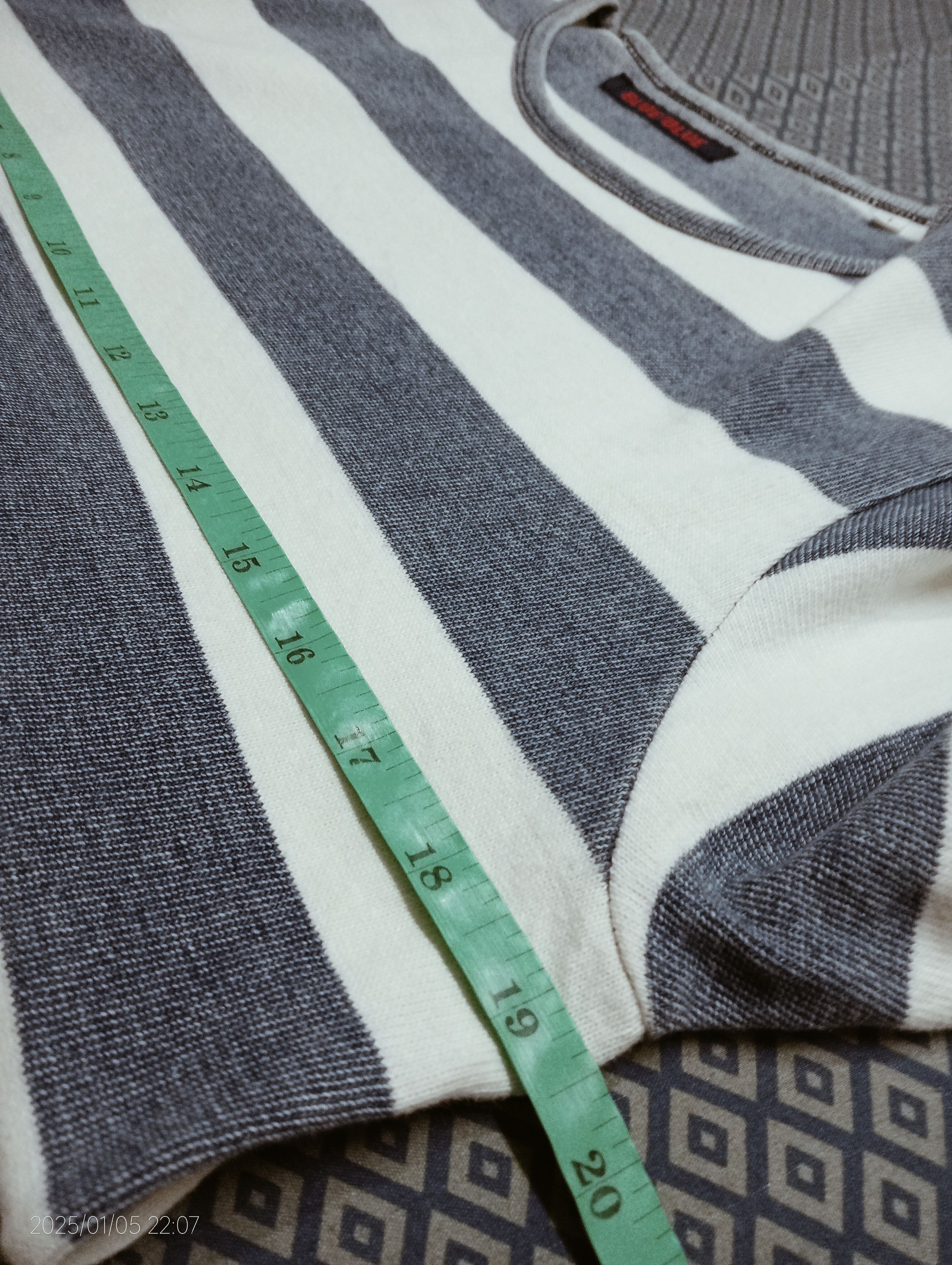 Blue Blue Japan Vintage Blue Blue Japan Stripe Tee Very Rare Size US M / EU 48-50 / 2 - 6 Thumbnail