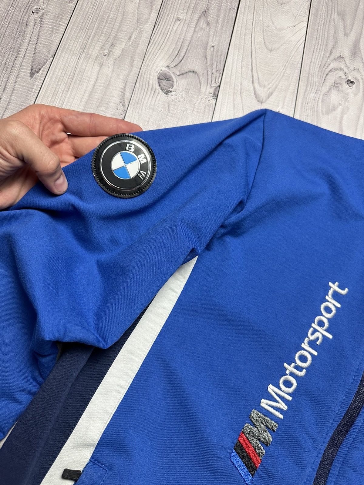 BMW × Puma Vintage puma BMW racing track jacket size S blue logo Size US S / EU 44-46 / 1 - 4 Thumbnail