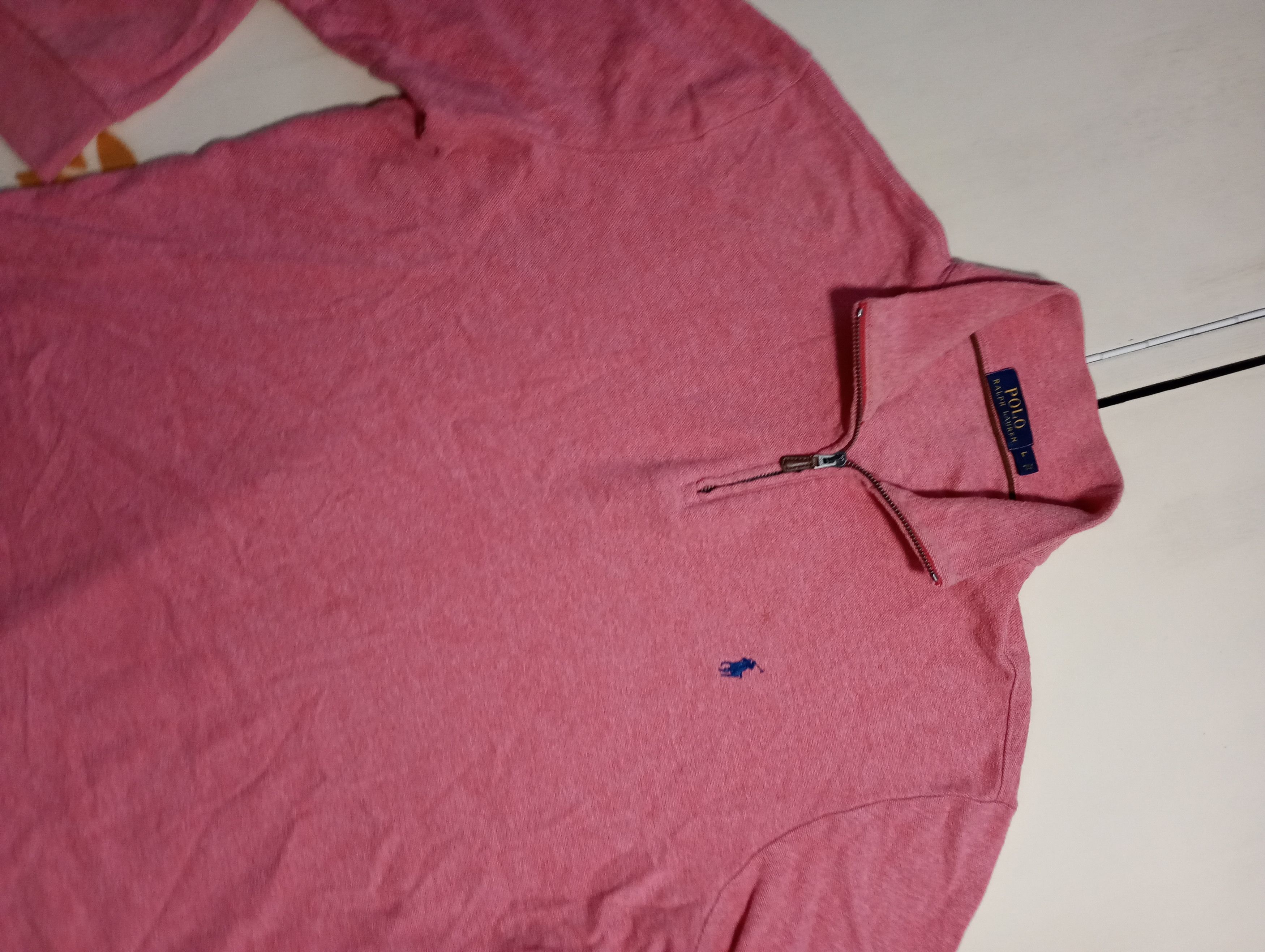 Polo Ralph Lauren Vintage Polo Ralph Lauren 1/4 Quarter Zip Basic Logo Sweater Size US L / EU 52-54 / 3 - 6 Thumbnail