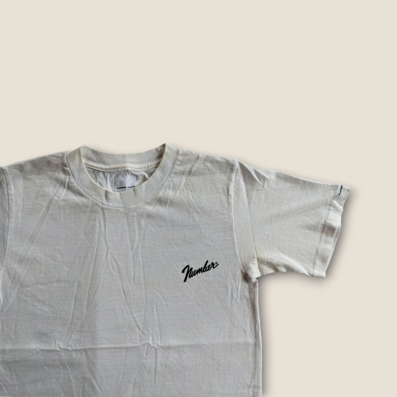 Number (N)ine Vintage 90s Number (N)ine number plain tee Size US XXS / EU 40 - 1 Thumbnail