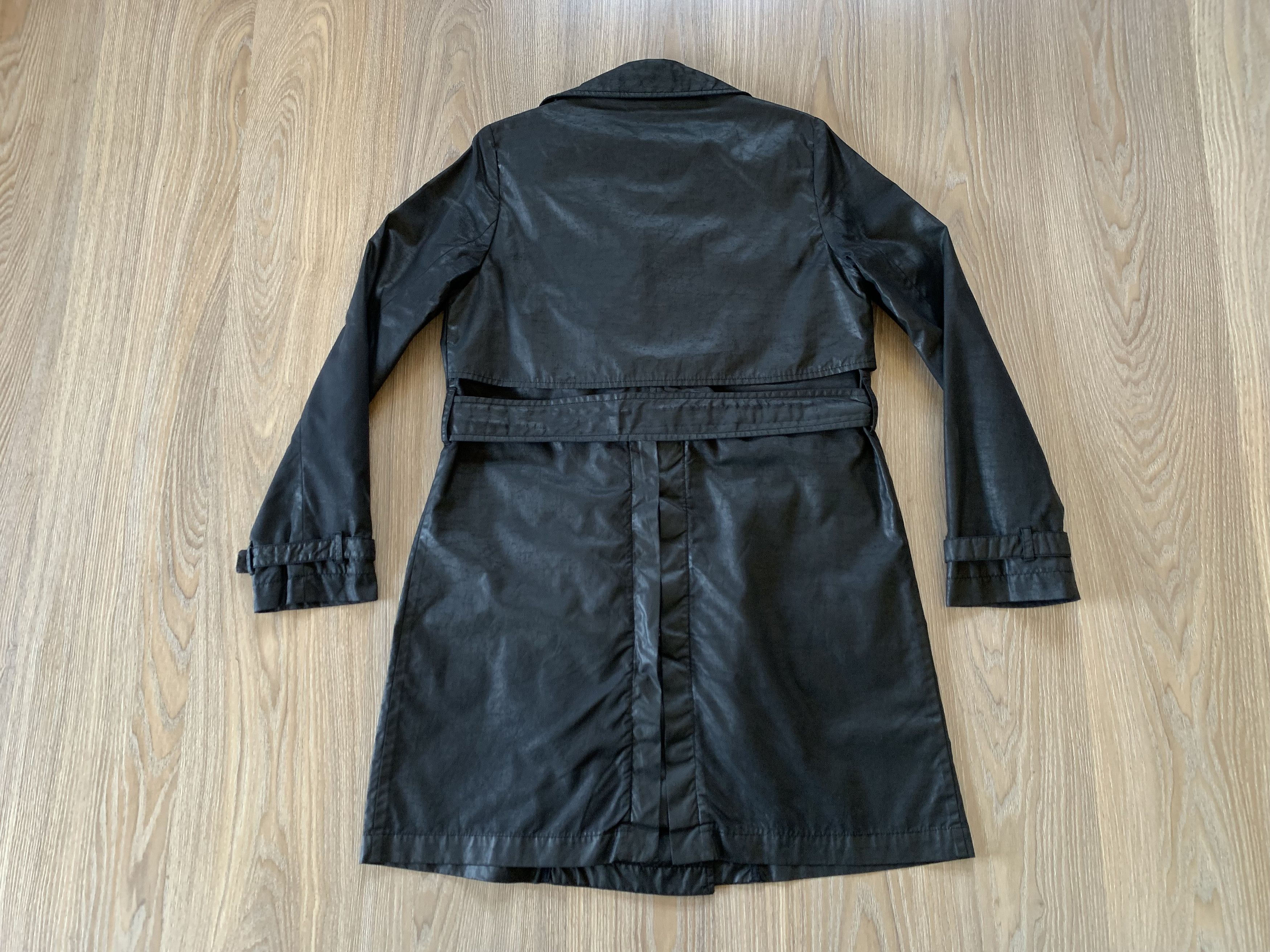 Allsaints Allsaints Spitalfields Waxed Trench Coat Size L / US 10 / IT 46 - 3 Thumbnail